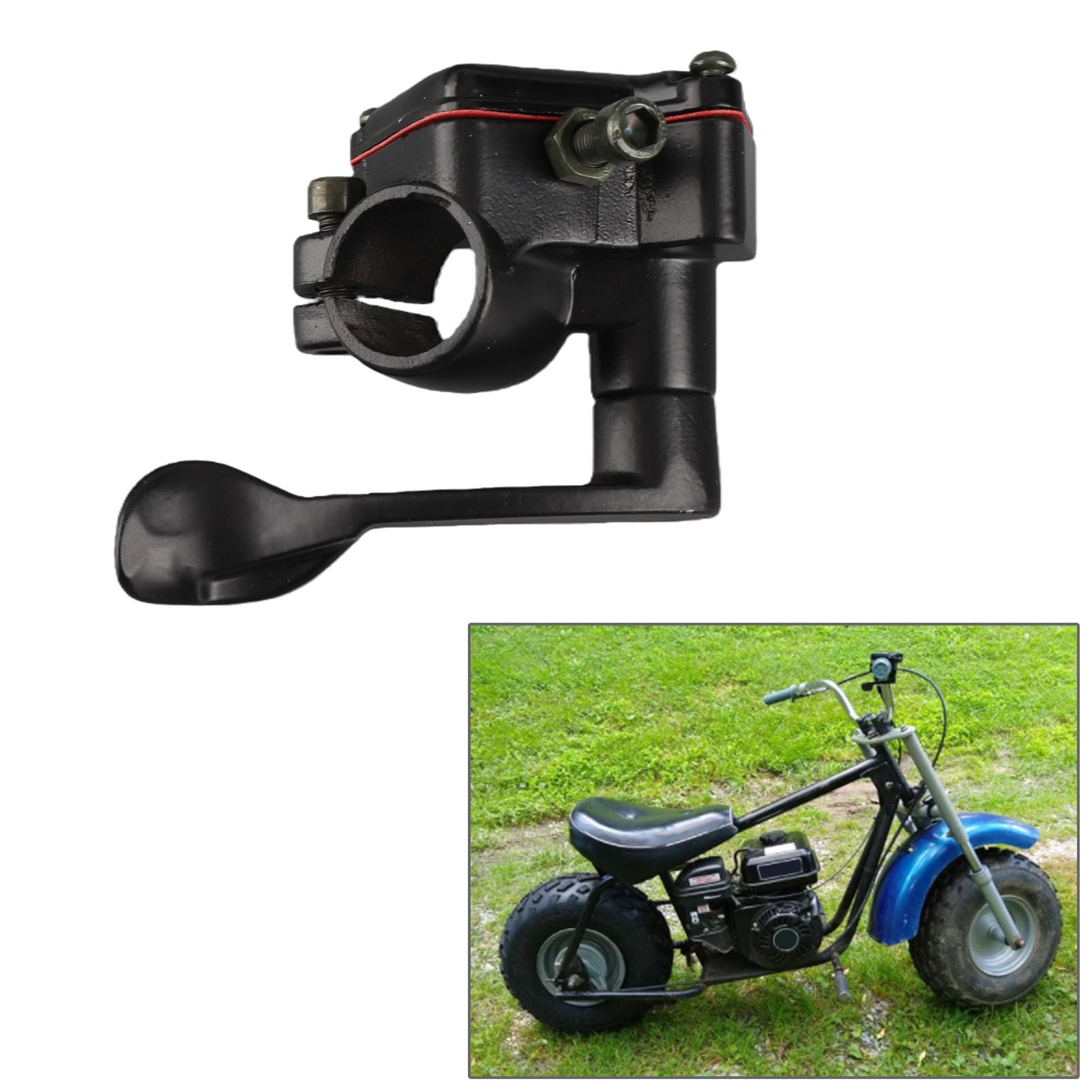 AOWINHIT Comando Gas 22 mm Quad ATV Metallo