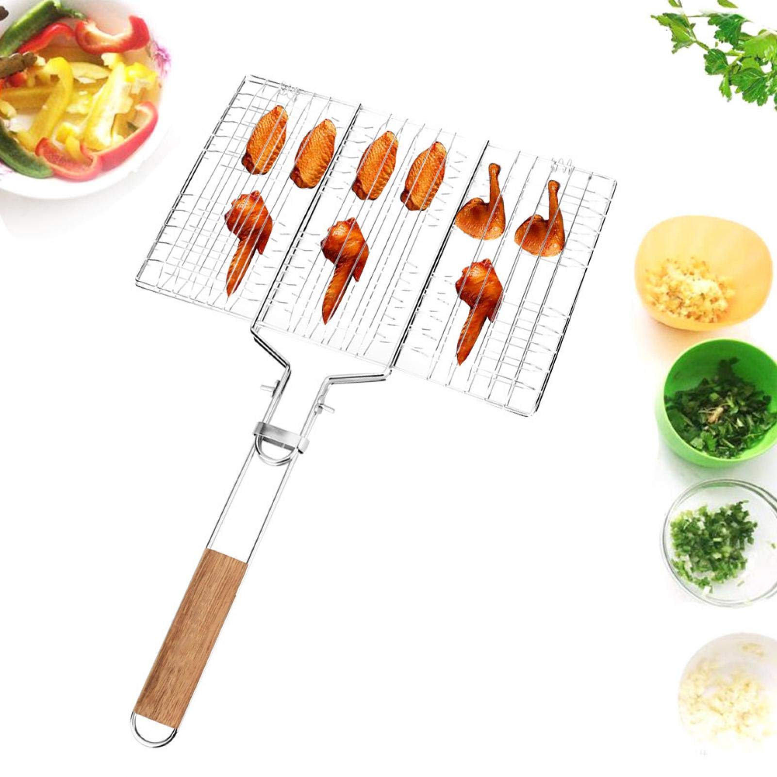 Kuuleyn griglia pesce barbecue pieghevole 34,5 cm