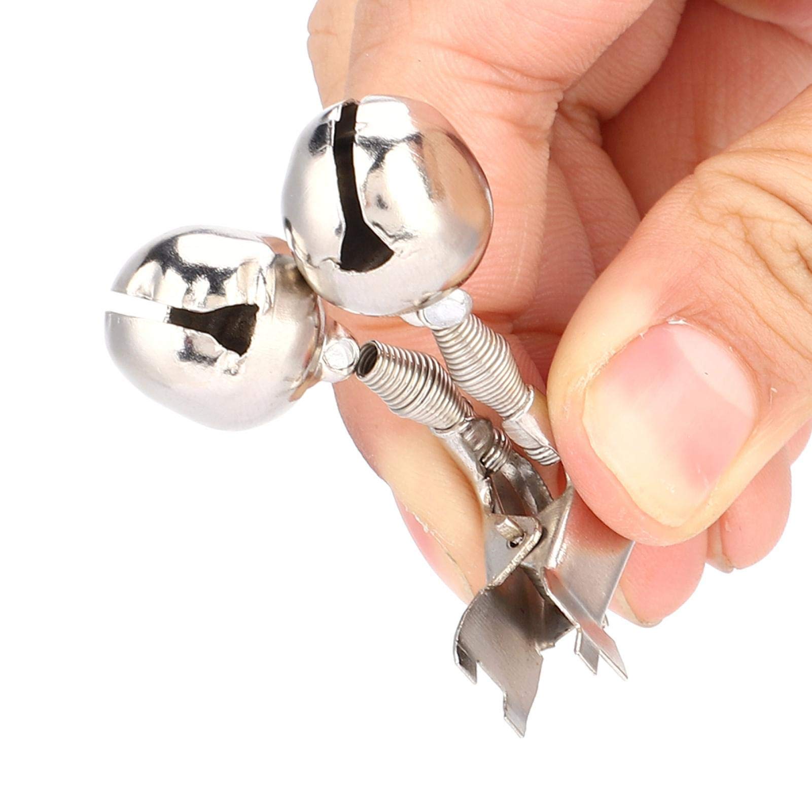 Kuuleyn campanello pesca doppia campana acciaio 50 mm