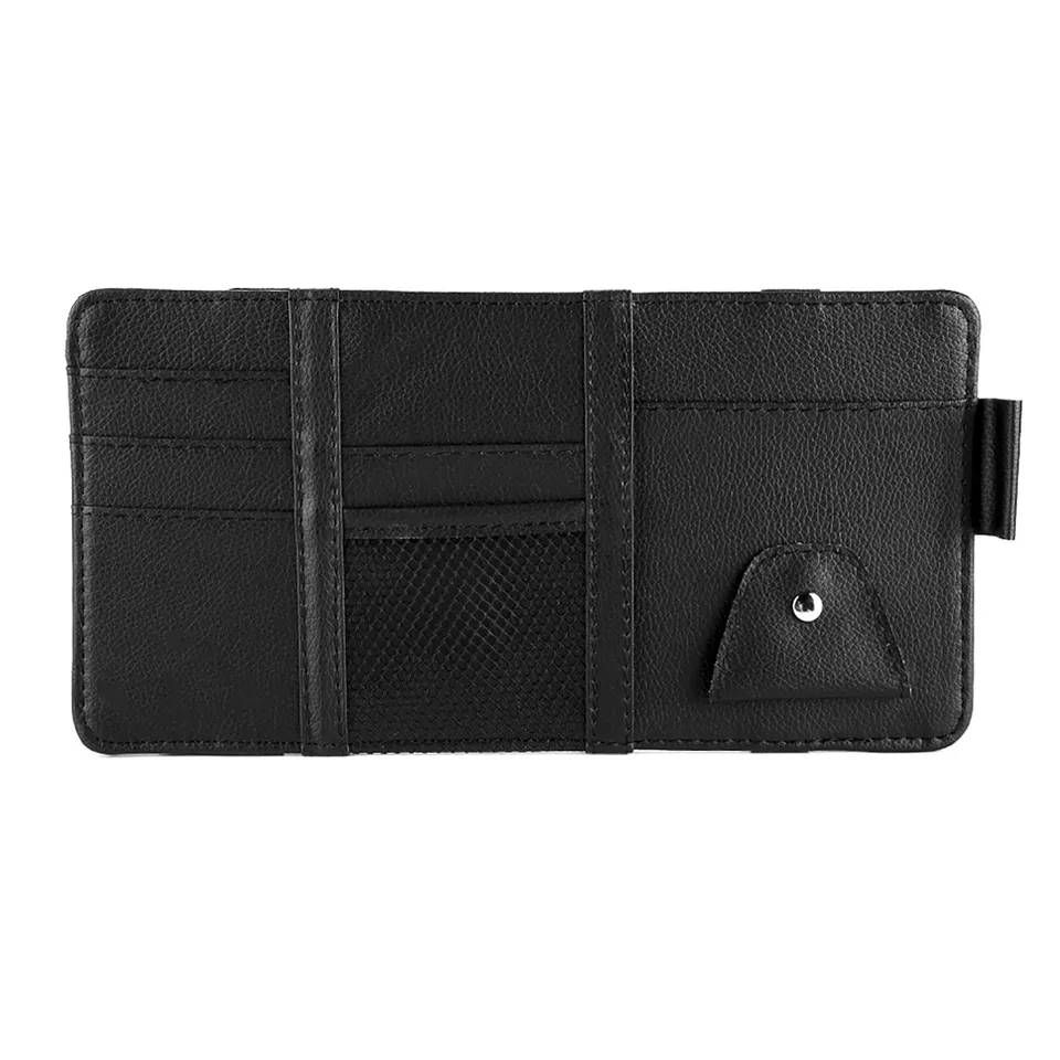 Kuuleyn organizer visiera parasole 310x150mm pelle PU nero