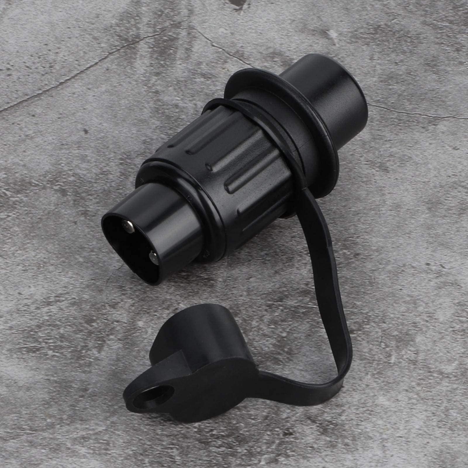 Kuuleyn Adattatore Rimorchio 3 Pin Spina Nero Plastica Luci