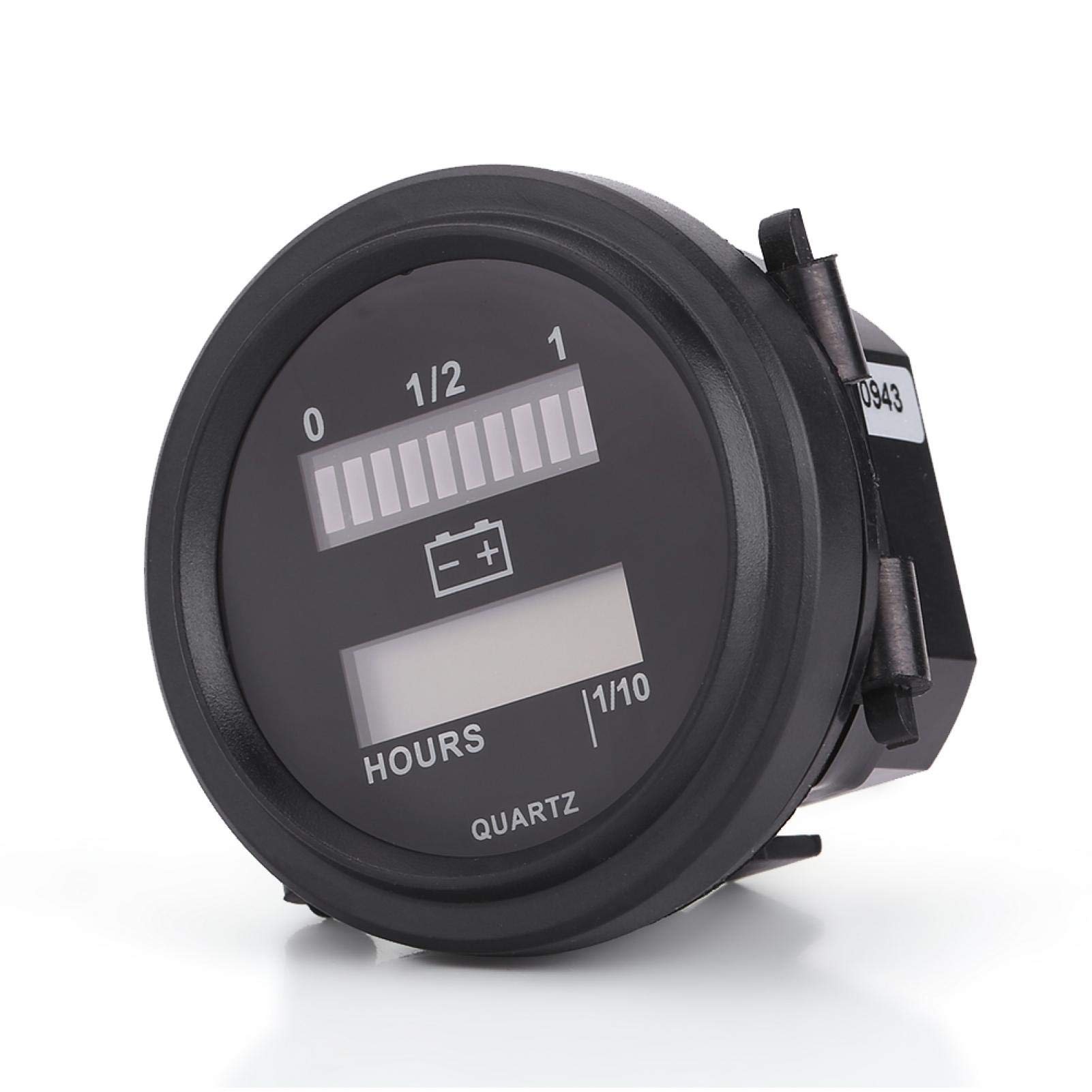 Kuuleyn Indicatore Batteria LED Digitale 12V-72V con Contaore