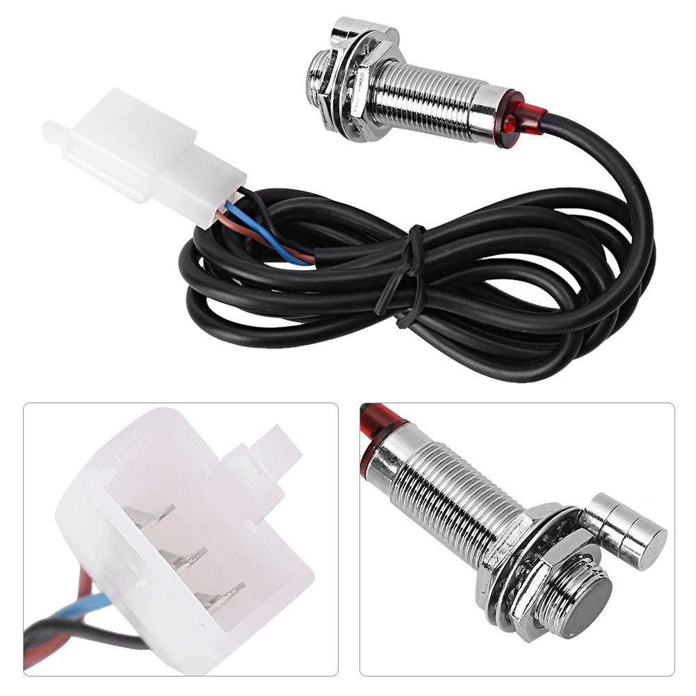 Kuuleyn Cavo Sensore Contachilometri Moto 124 cm con 3 Magneti