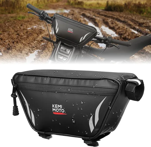 Kemimoto Borsa Manubrio Moto 2,5L impermeabile