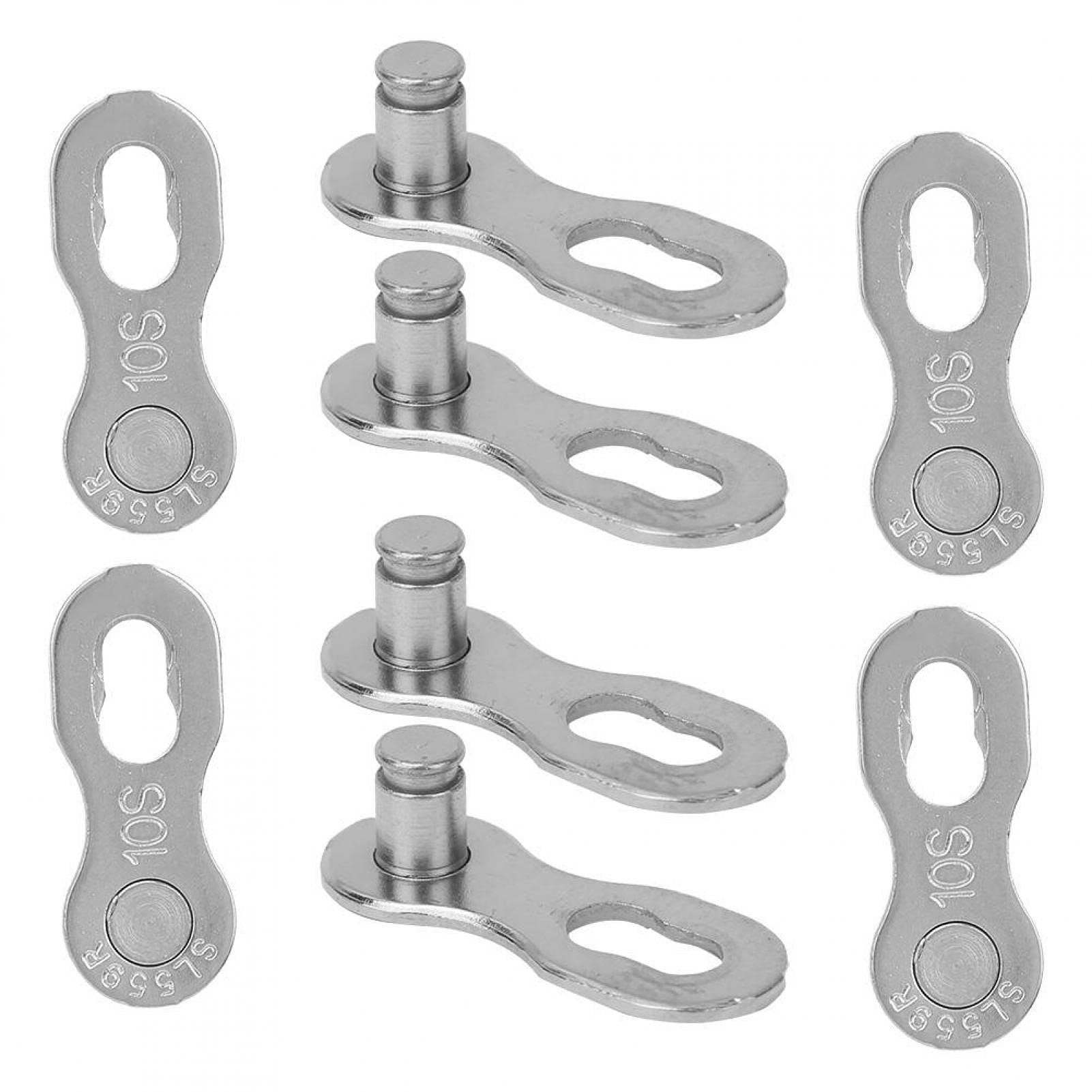 Kuuleyn false maglie catena bici 10V argento 4 paia