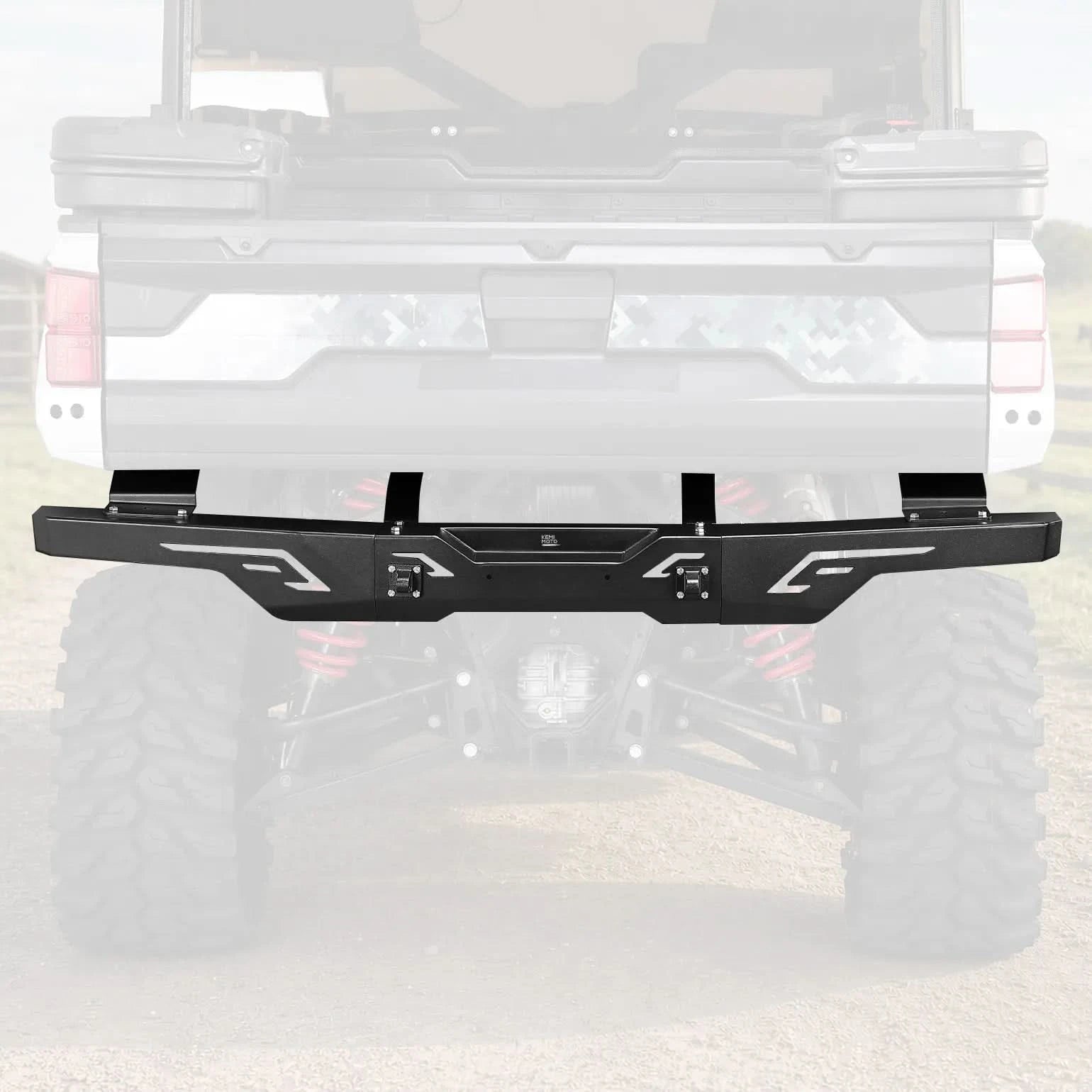 KEMIMOTO Paraurti Posteriore Polaris Ranger XP 1000 Acciaio D-Ring