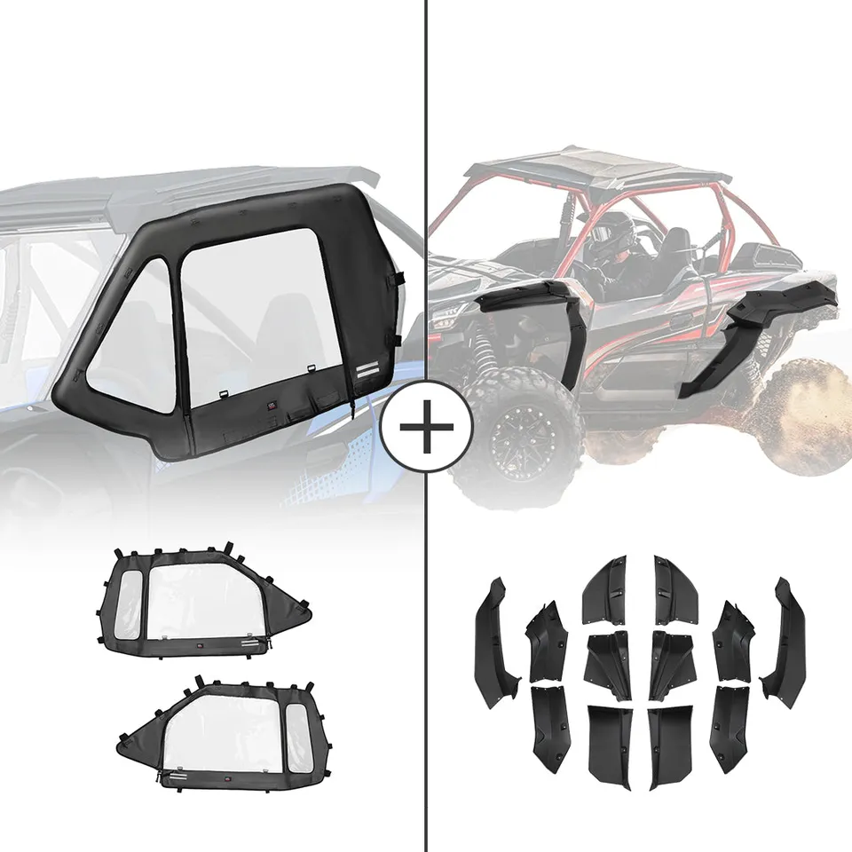 Kemimoto Teryx KRX 1000 cabina morbida impermeabile con parafanghi