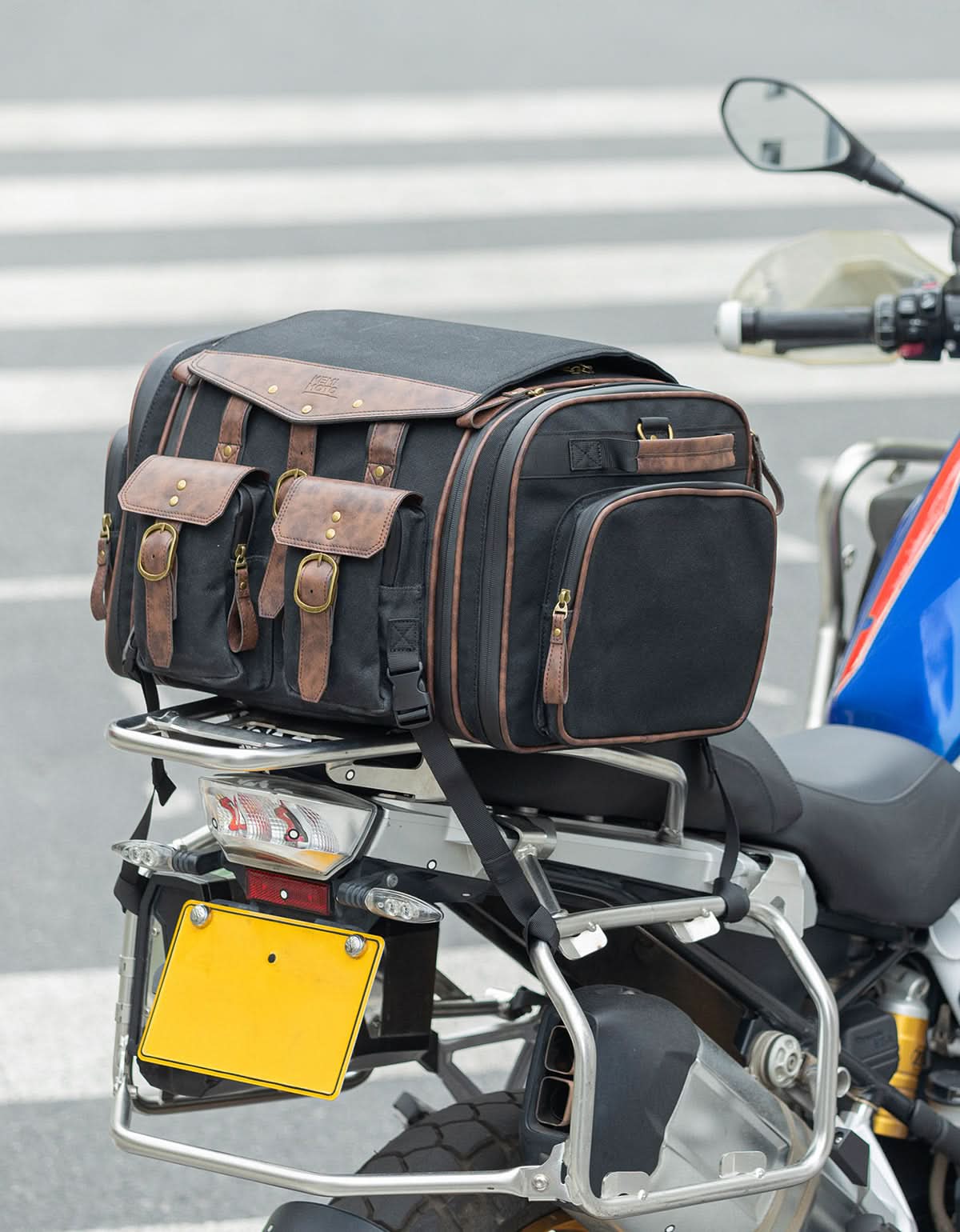 KEMIMOTO Borsa Posteriore Moto 60L Tela Cerata