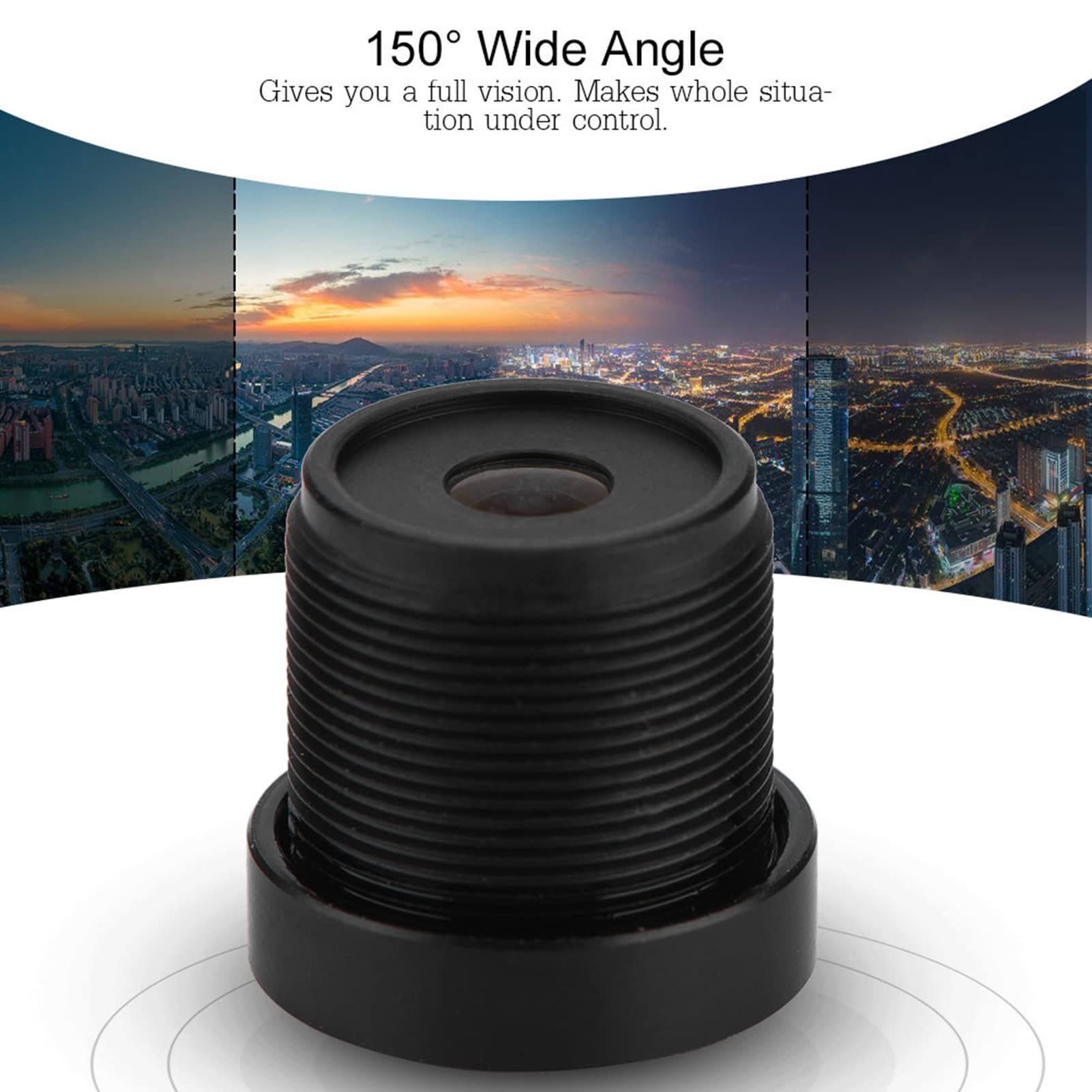 Kuuleyn obiettivo telecamera sicurezza 2,1 mm 150° M12