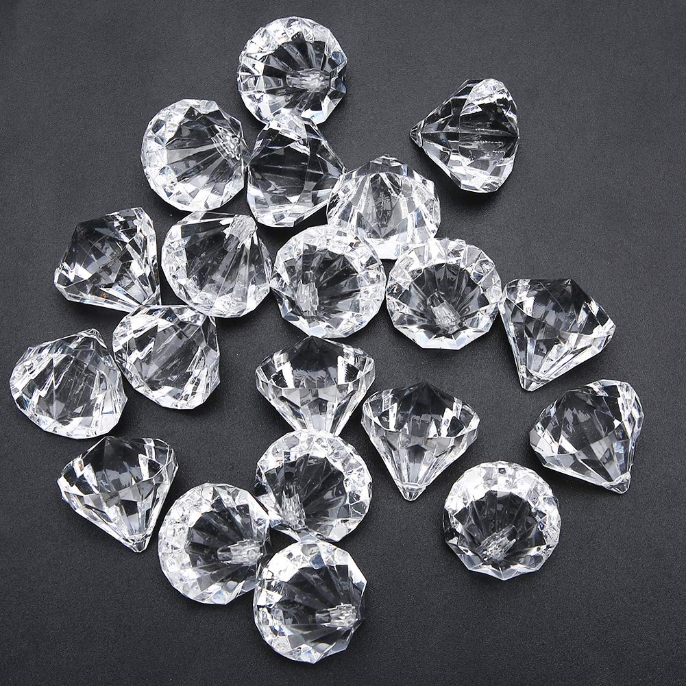 AOWINHIT Ciondoli Diamante Acrilico 2,5 cm 20 Pezzi fai da te