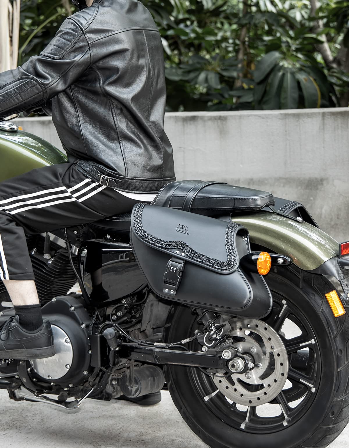 KEMIMOTO Sportster borse laterali 28L con serratura