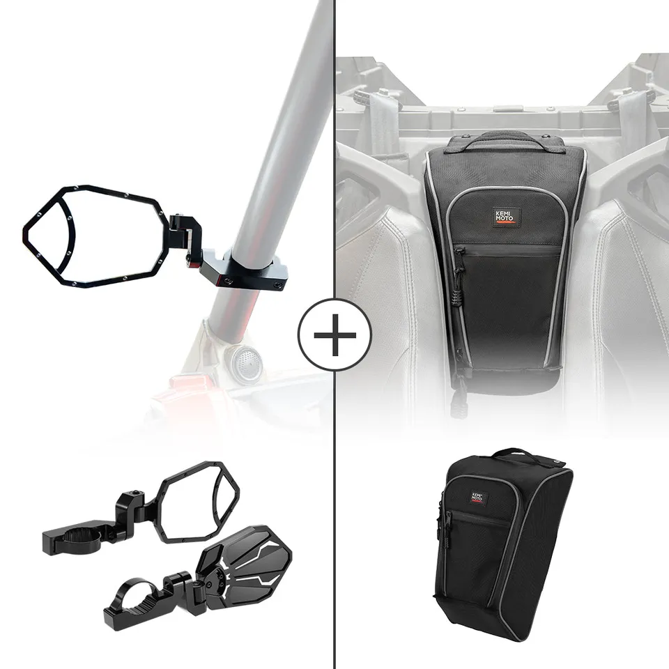 KEMIMOTO Set RZR PRO XP specchi borsa alluminio