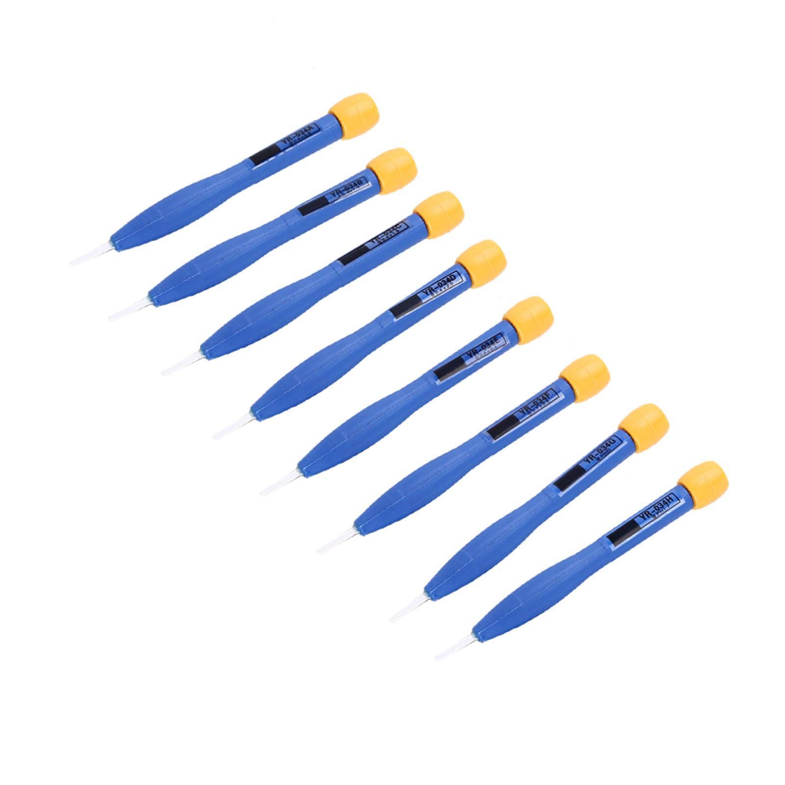 Kuuleyn set cacciaviti ceramica 8 pezzi antistatici circuiti