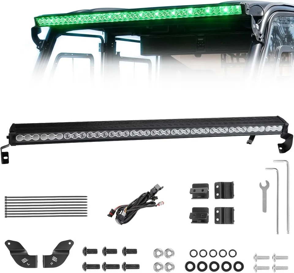 Kemimoto 50 Multi-Color Curved barra LED Ranger IP67