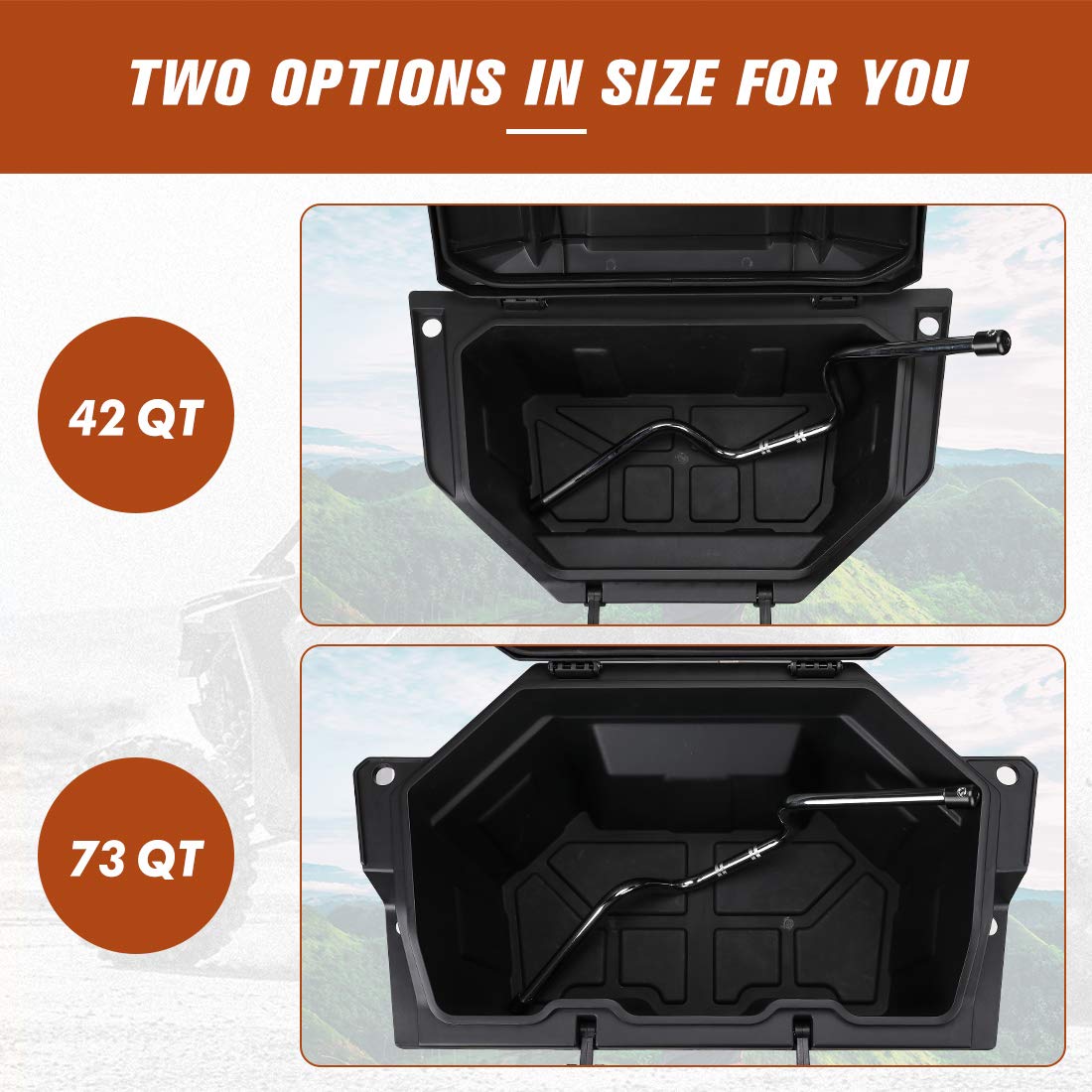 KEMIMOTO Baule Posteriore 73QT per RZR PRO XP