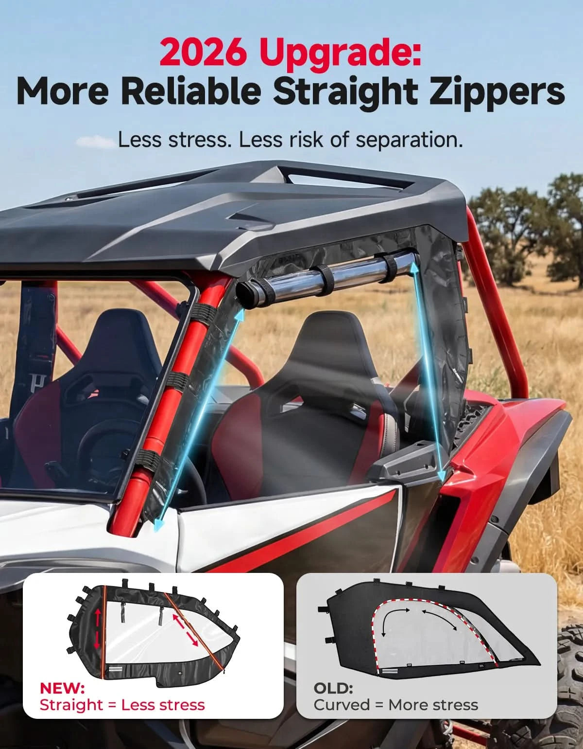 Kemimoto Talon 1000X 1000R Porte Superiori Morbide UTV