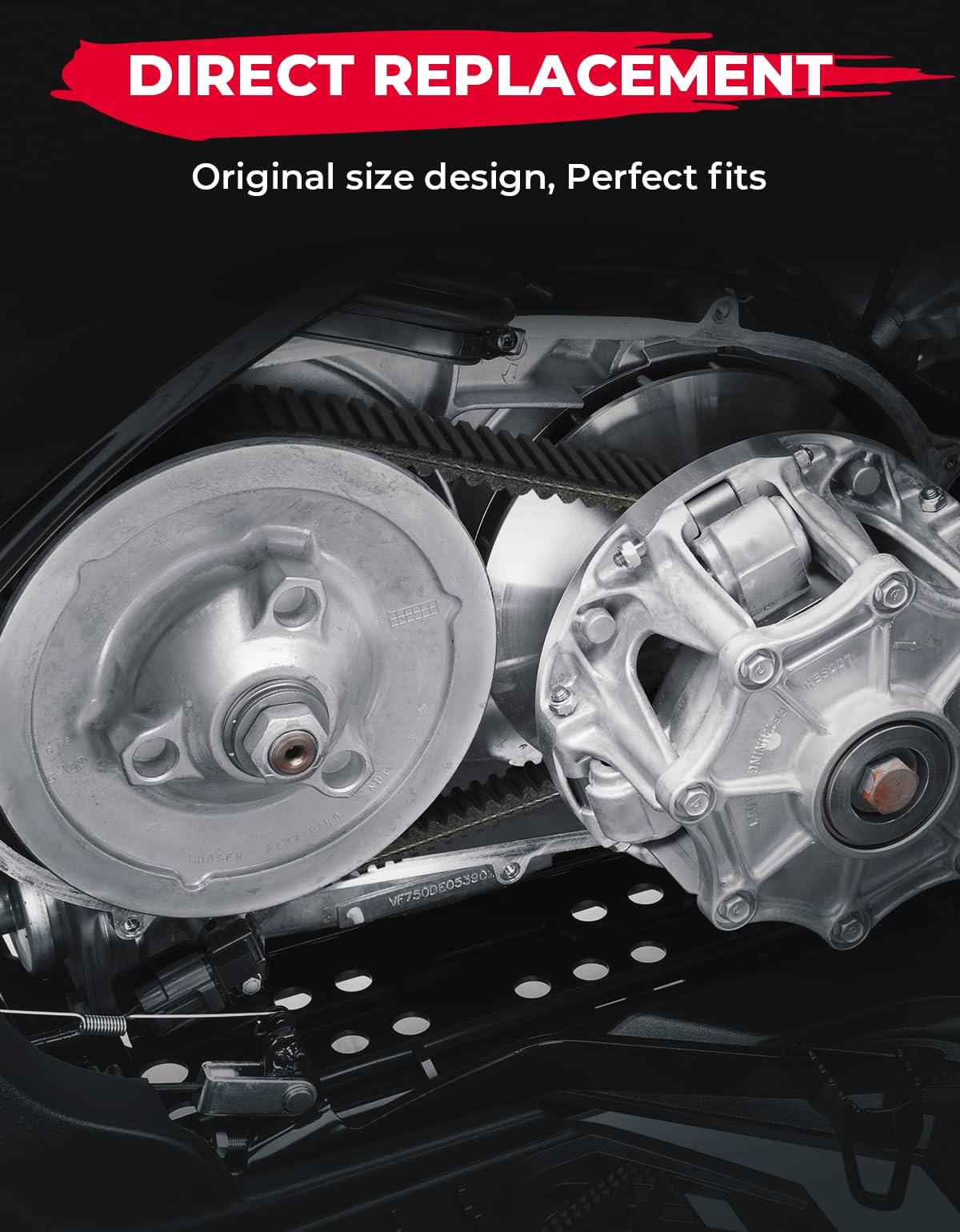 KEMIMOTO 2308 cinghia trasmissione Kawasaki Brute Force 750