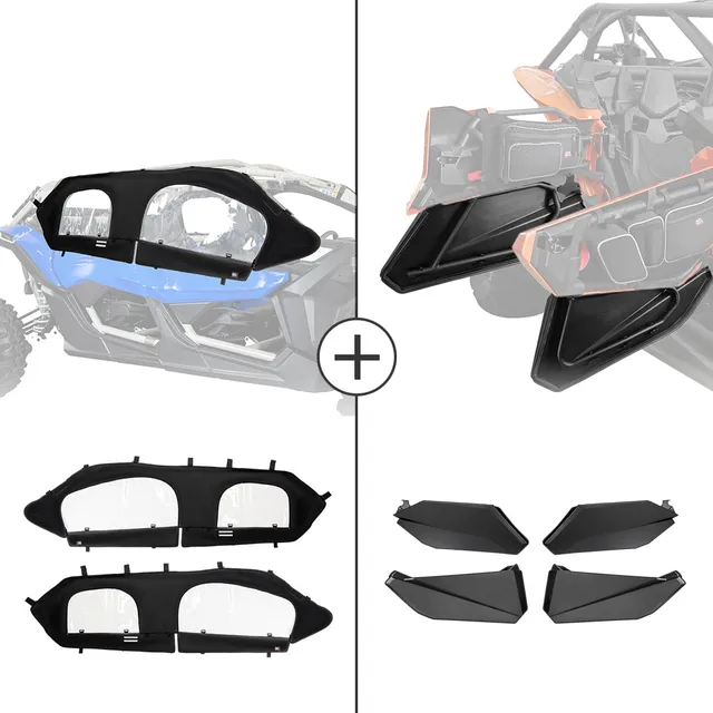 KEMIMOTO Maverick X3 MAX telo abitacolo morbido 2 pezzi PVC