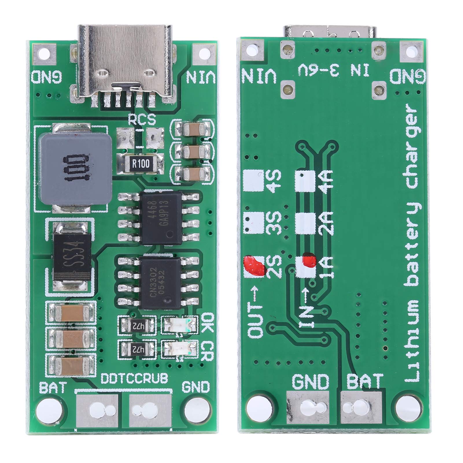 Kuuleyn DDTCCRUB 2S-1A modulo caricabatterie litio boost 8,4V