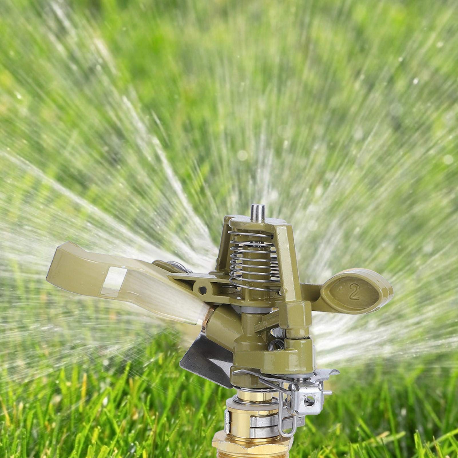 Kuuleyn Ugello Irrigazione G3/4 Alluminio 360 Gradi da Prato