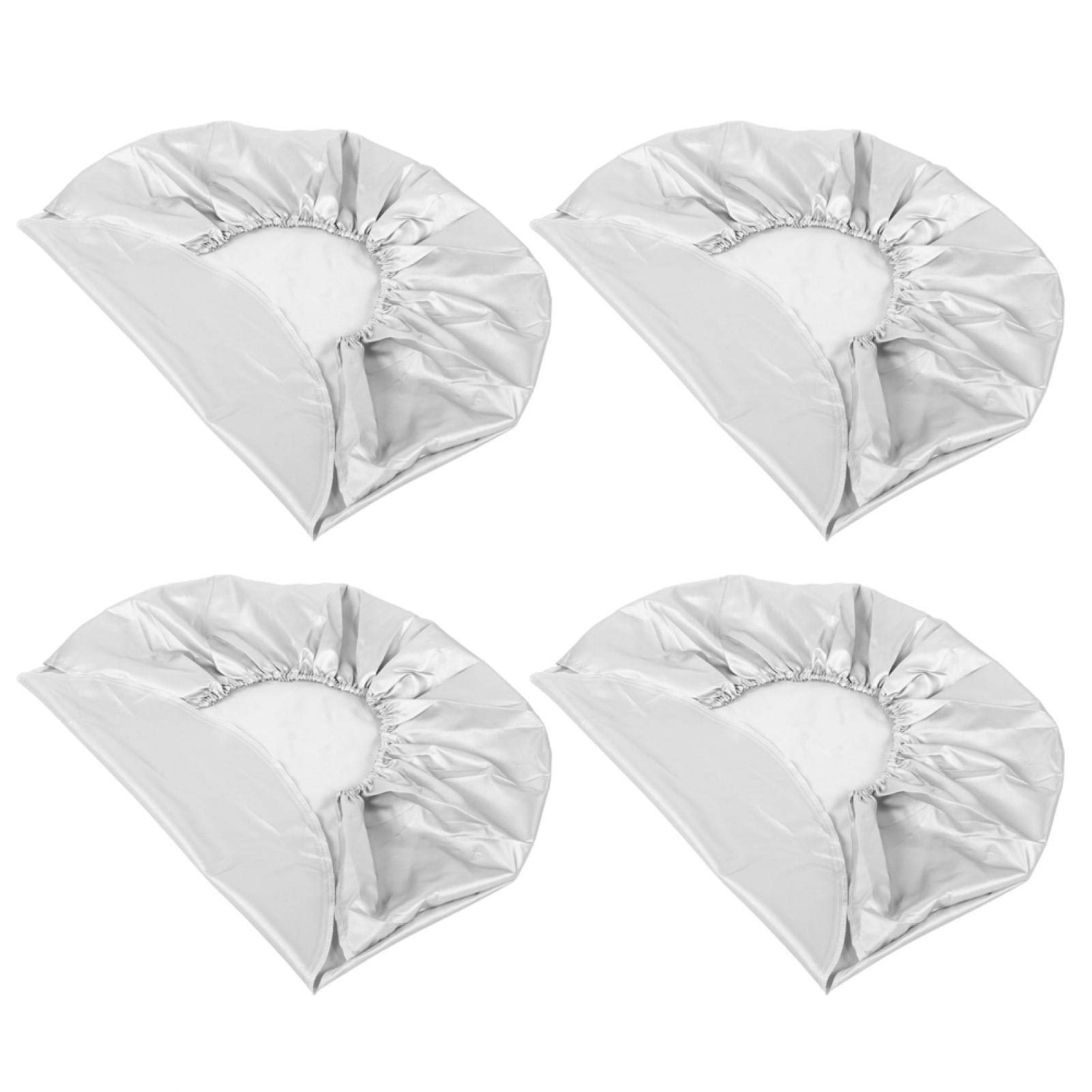 Kuuleyn Copriruota Auto 27-29 Pollici 4 Pezzi Argento