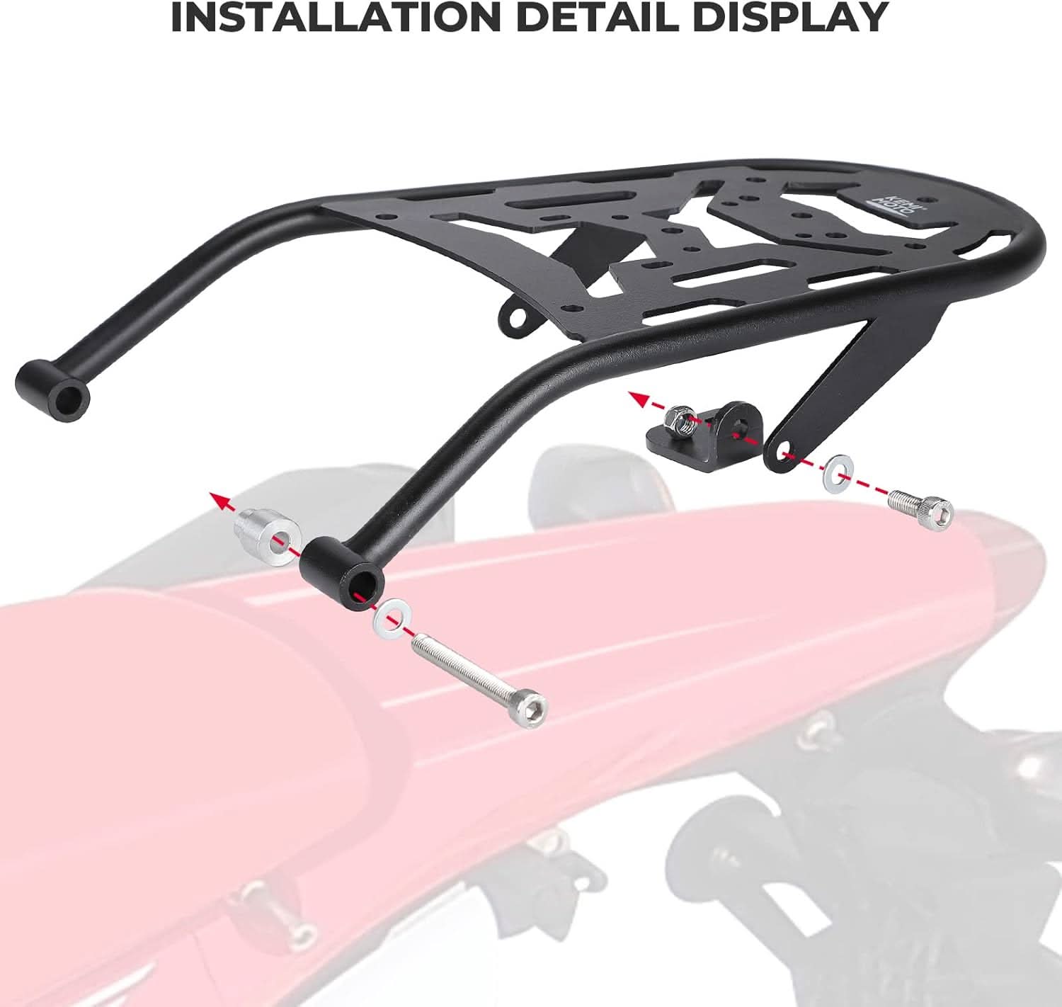 KEMIMOTO CRF450L portapacchi posteriore moto benzina