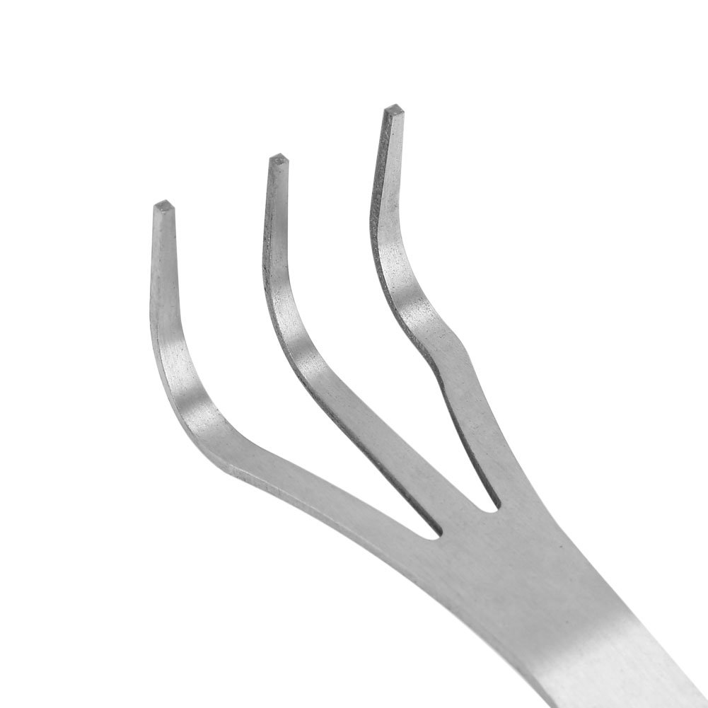 Kuuleyn Rastrello Bonsai Acciaio Inox 3 Punte Radici
