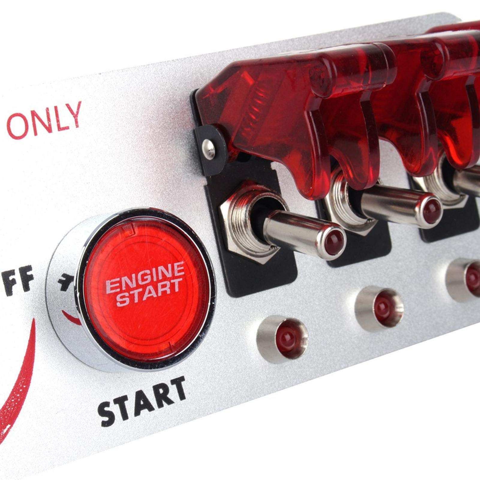 Kuuleyn Pannello Interruttori Auto 5 in 1 12V con LED