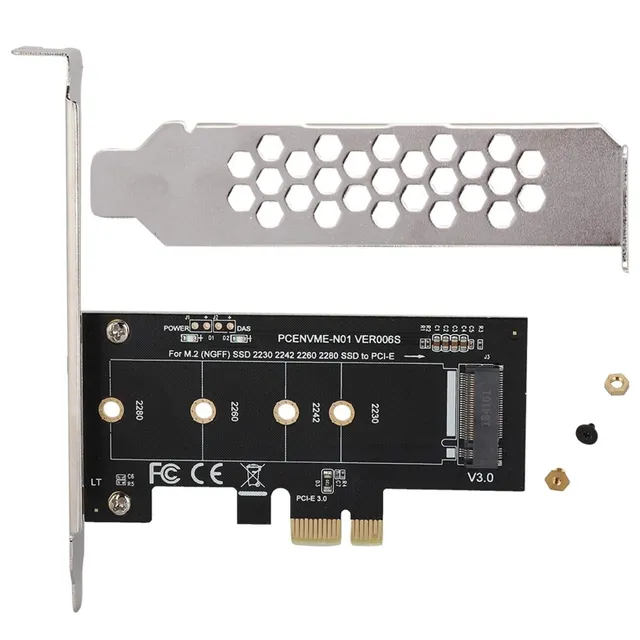 Kuuleyn PCI-E M.2 Scheda Adattatore NVMe 2230-2280 Hot-Swap