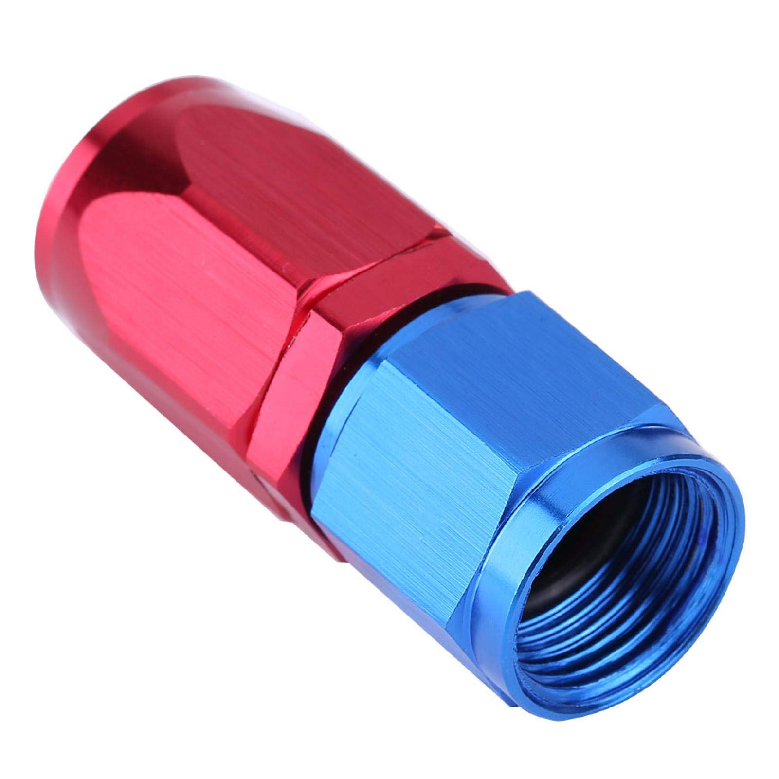 Kuuleyn AN8 raccordo tubo carburante dritto 0° blu rosso