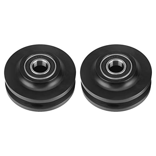 Kuuleyn Ruote Guida Porta Scorrevole 2 Pezzi 70 mm Nylon