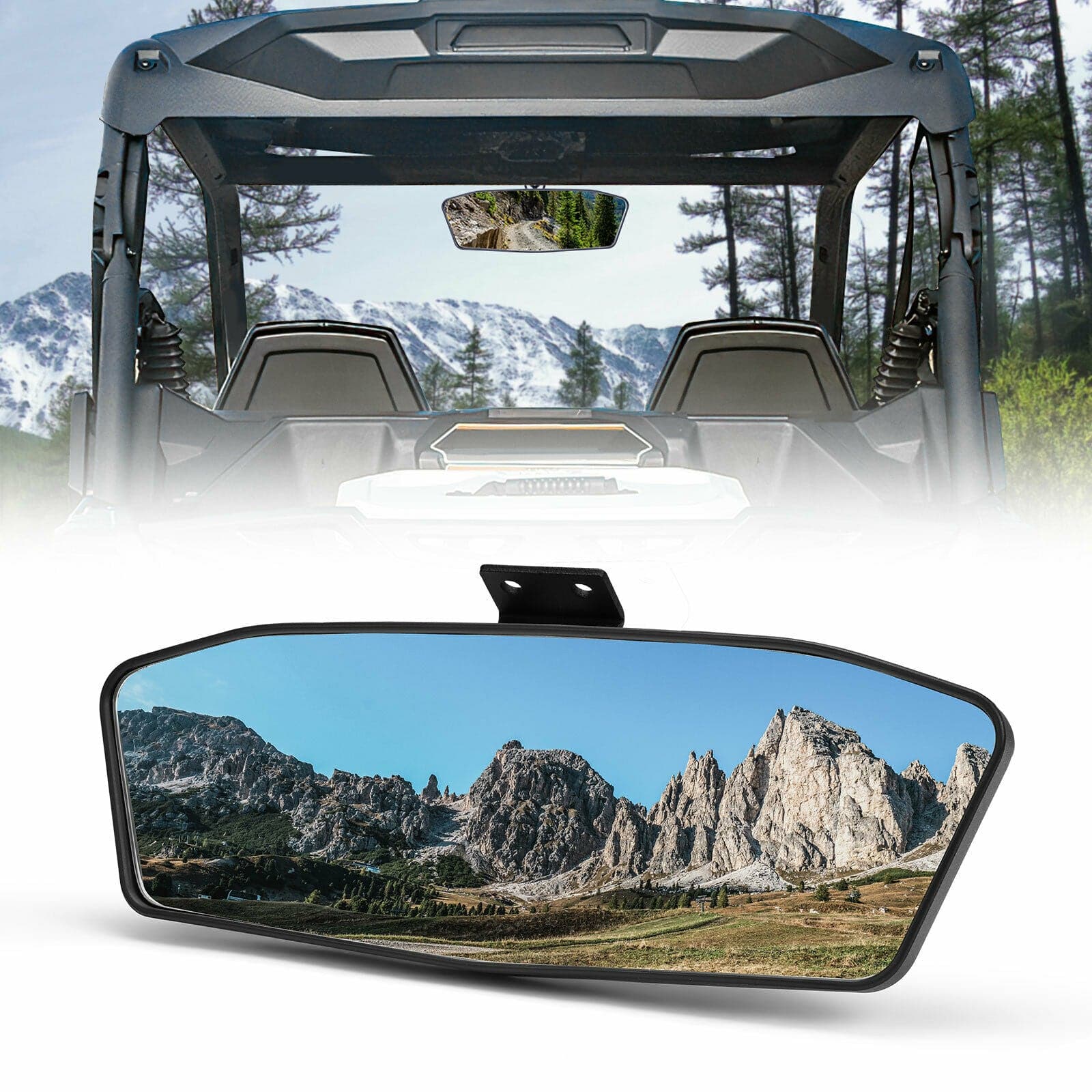 KEMIMOTO Maverick Trail specchietto centrale UTV grandangolo
