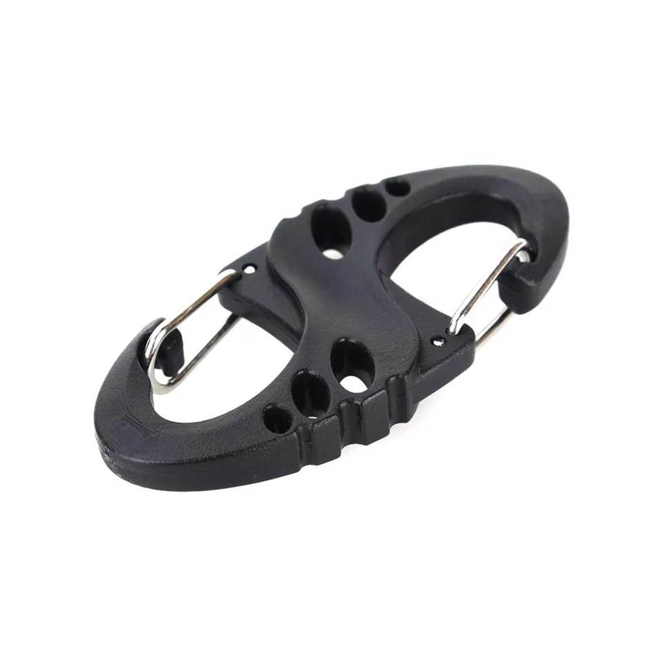 Kuuleyn Moschettone Tipo S Portachiavi Nero 49 mm