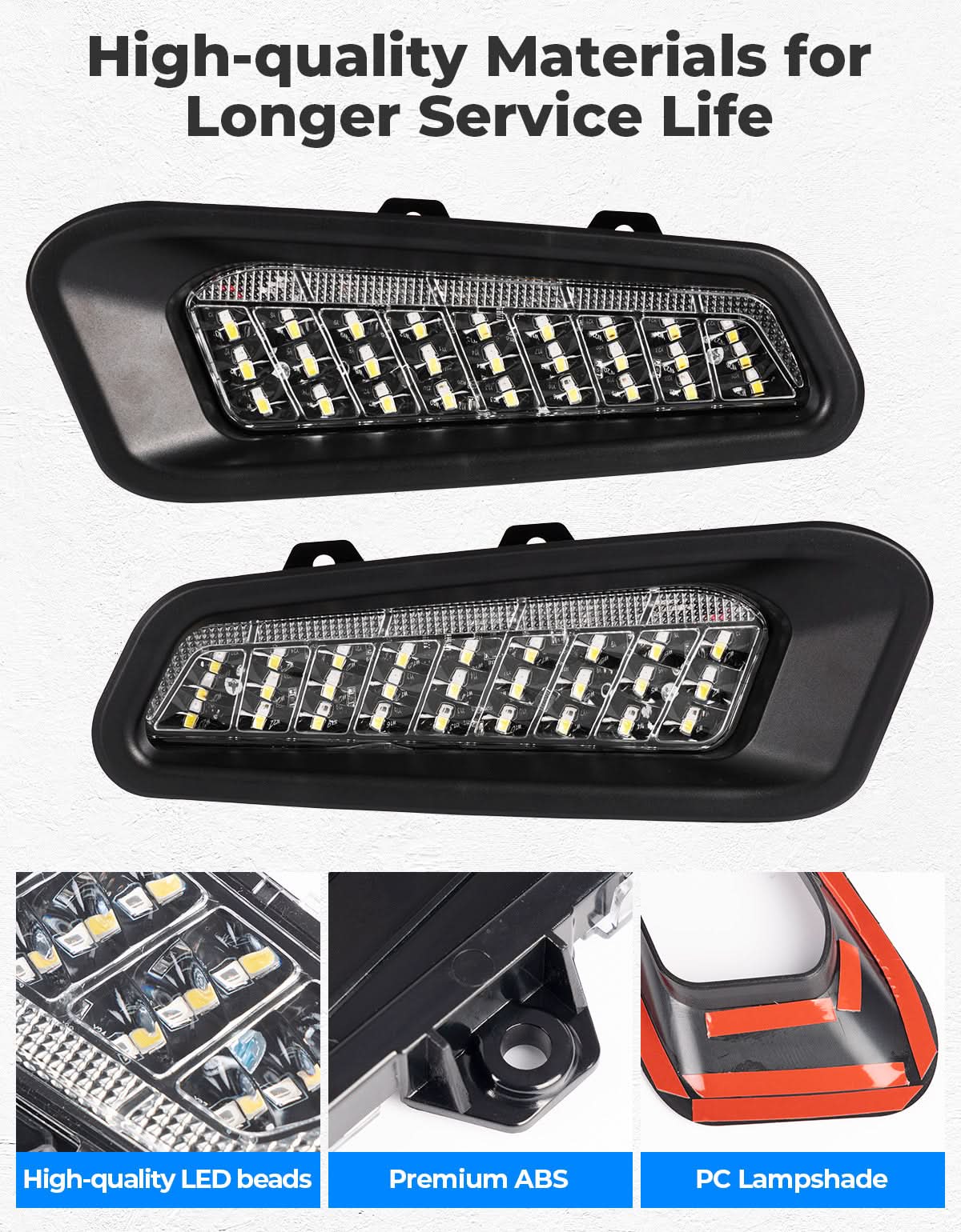 Kemimoto Ranger XD 1500 luci paraurti LED anteriori 2pz