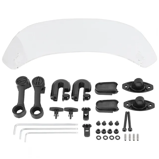 Kuuleyn Spoiler Parabrezza Moto Universale Trasparente