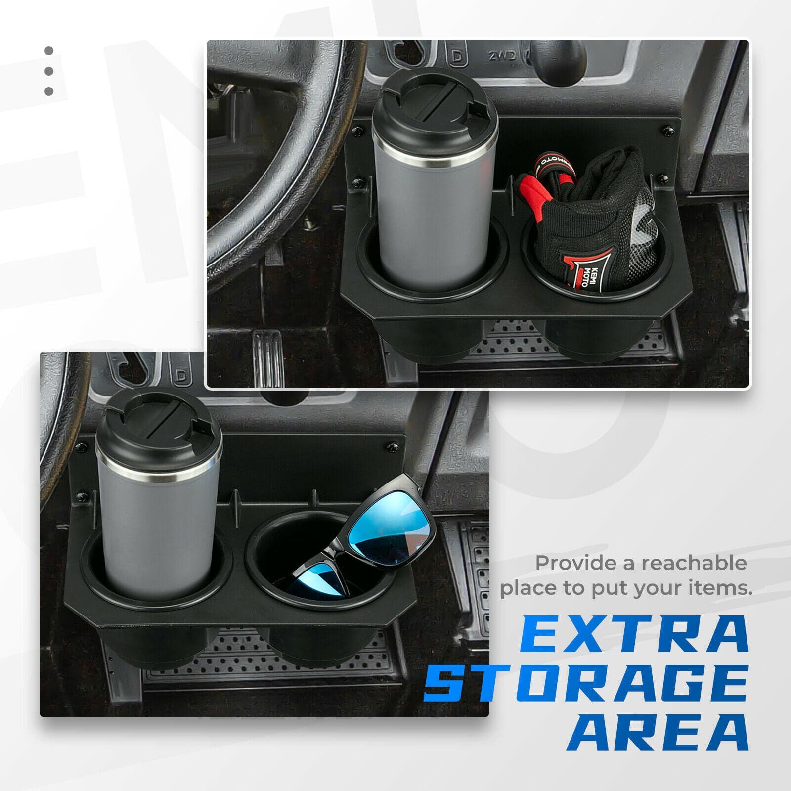 Kemimoto Pioneer 700 portabicchieri cruscotto centrale 2014-2023