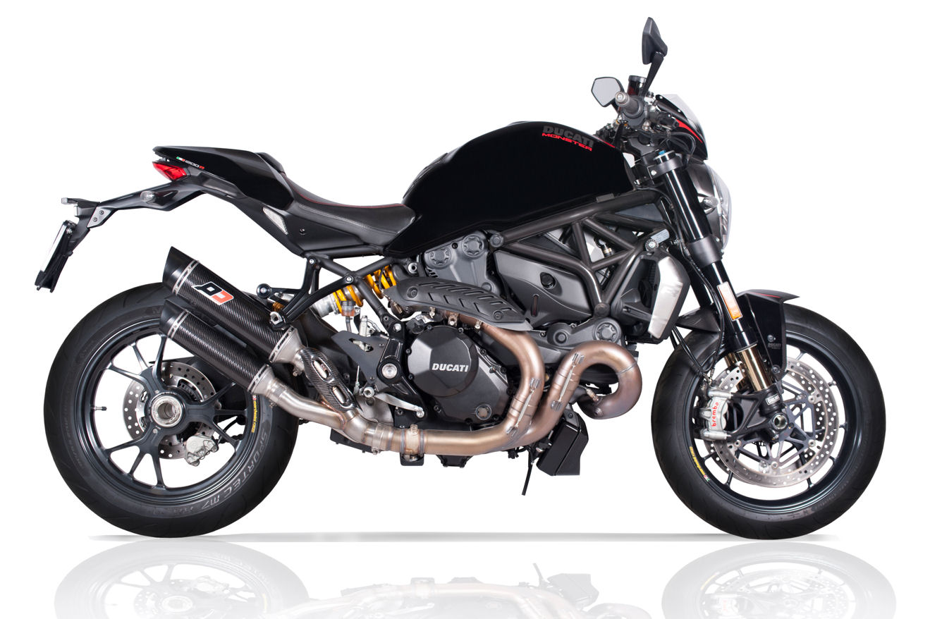 QD Exhaust Magnum Ducati Monster 1200R scarico carbonio Euro4