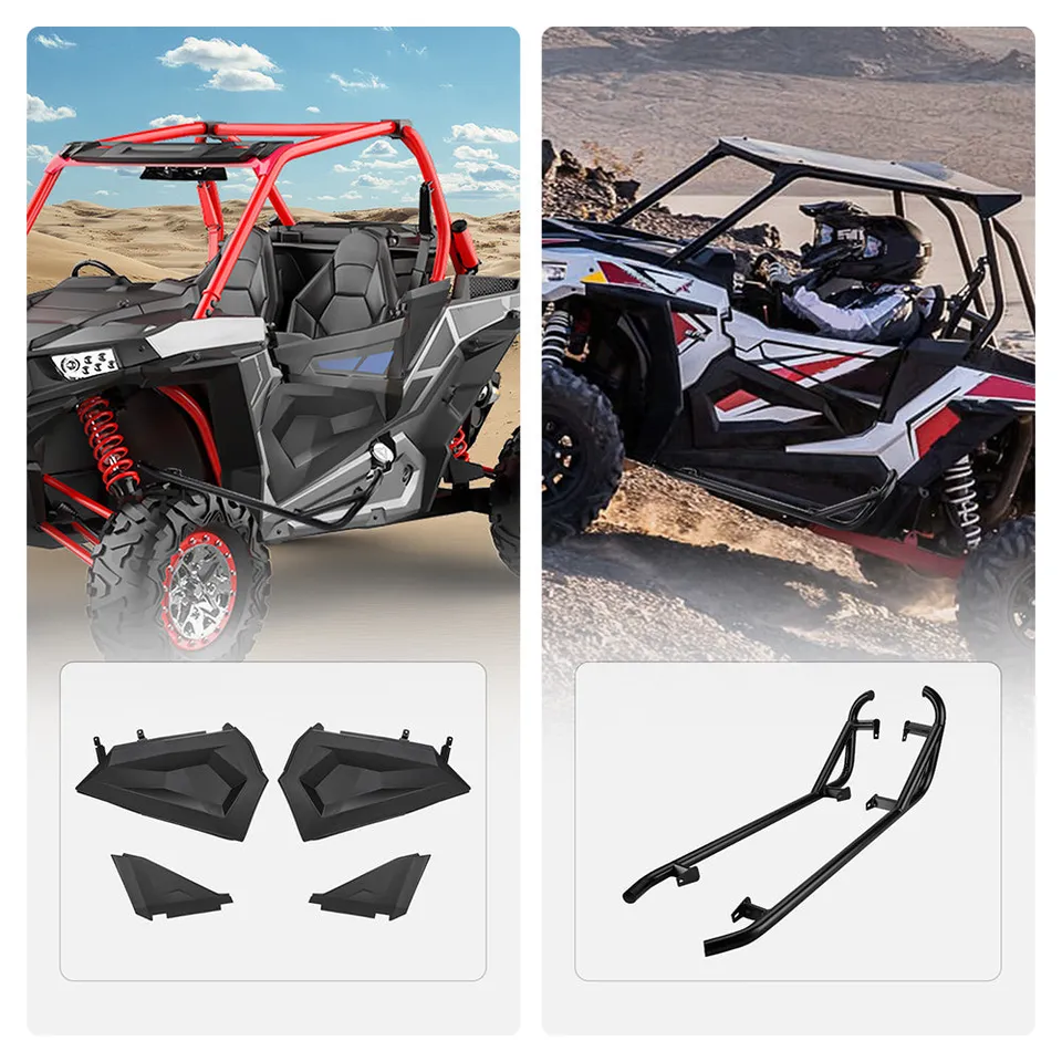 KEMIMOTO RZR Set Portiere Basse + Nerf Bar Acciaio