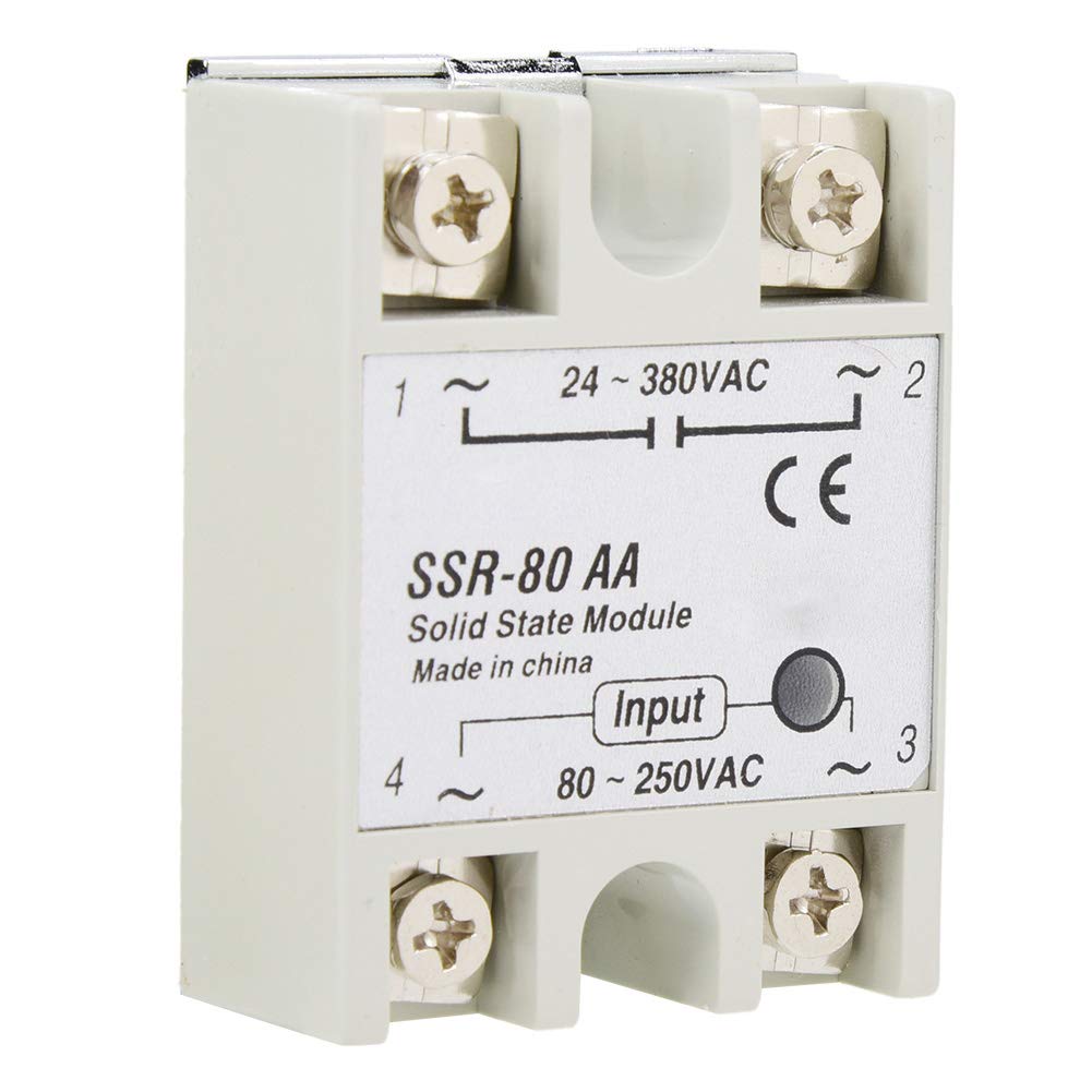 Kuuleyn SSR-80AA Relè Stato Solido Monofase 80A 80-250V