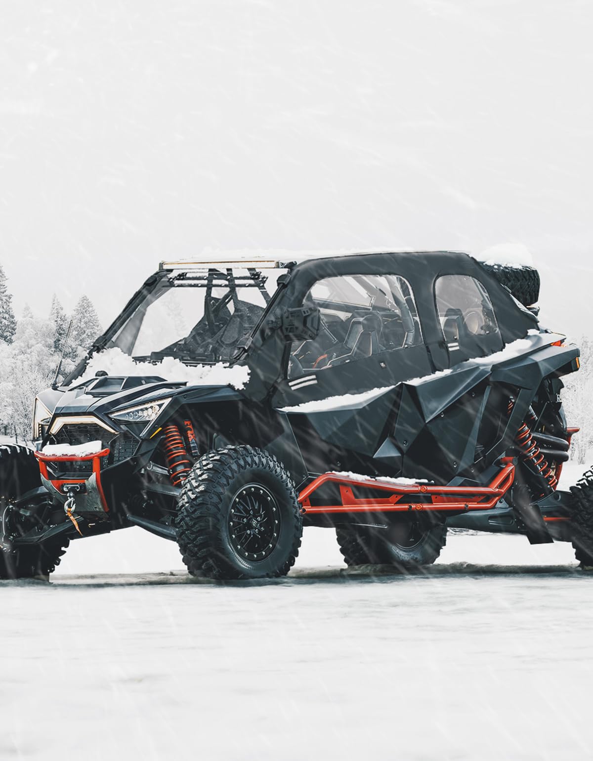 KEMIMOTO Porte Superiori Morbide RZR PRO XP 4 Nere