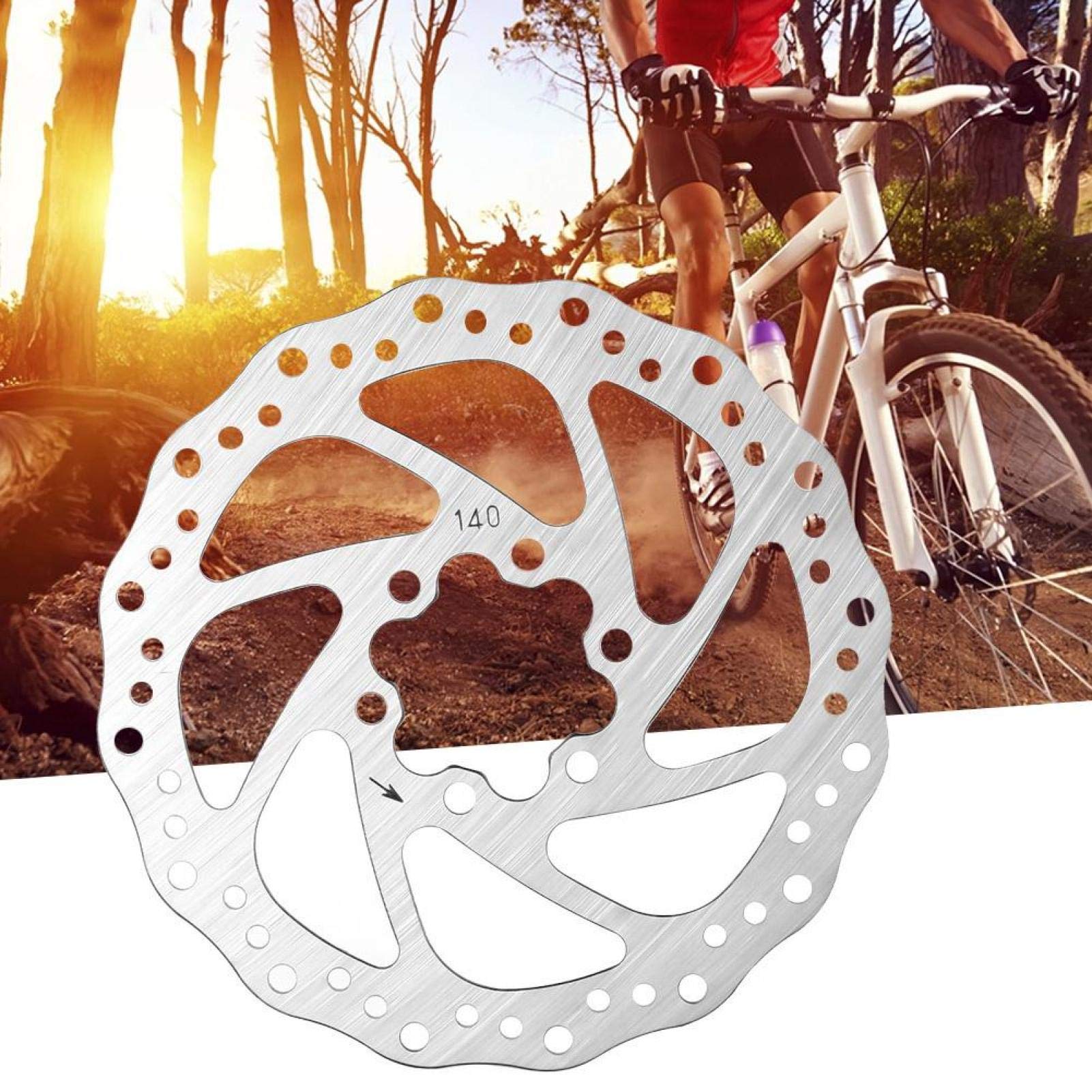 Kuuleyn G3 disco freno bici 140 mm acciaio inox