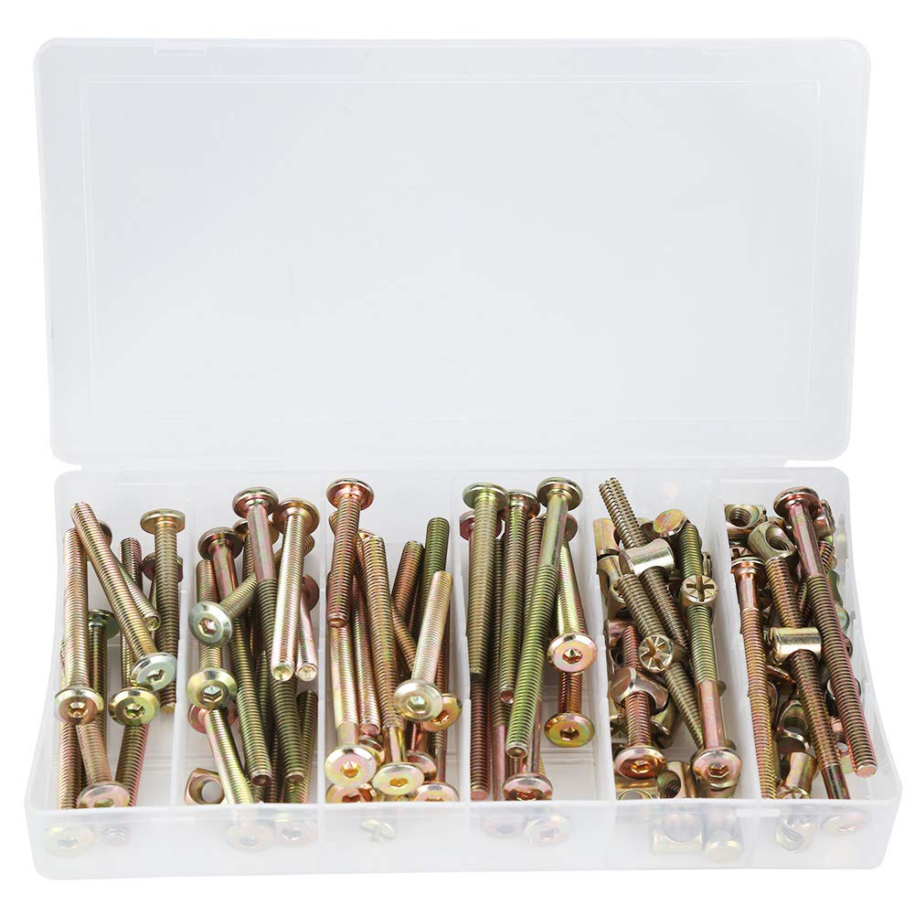 Kuuleyn M6 kit viti dadi 100 pezzi zincato
