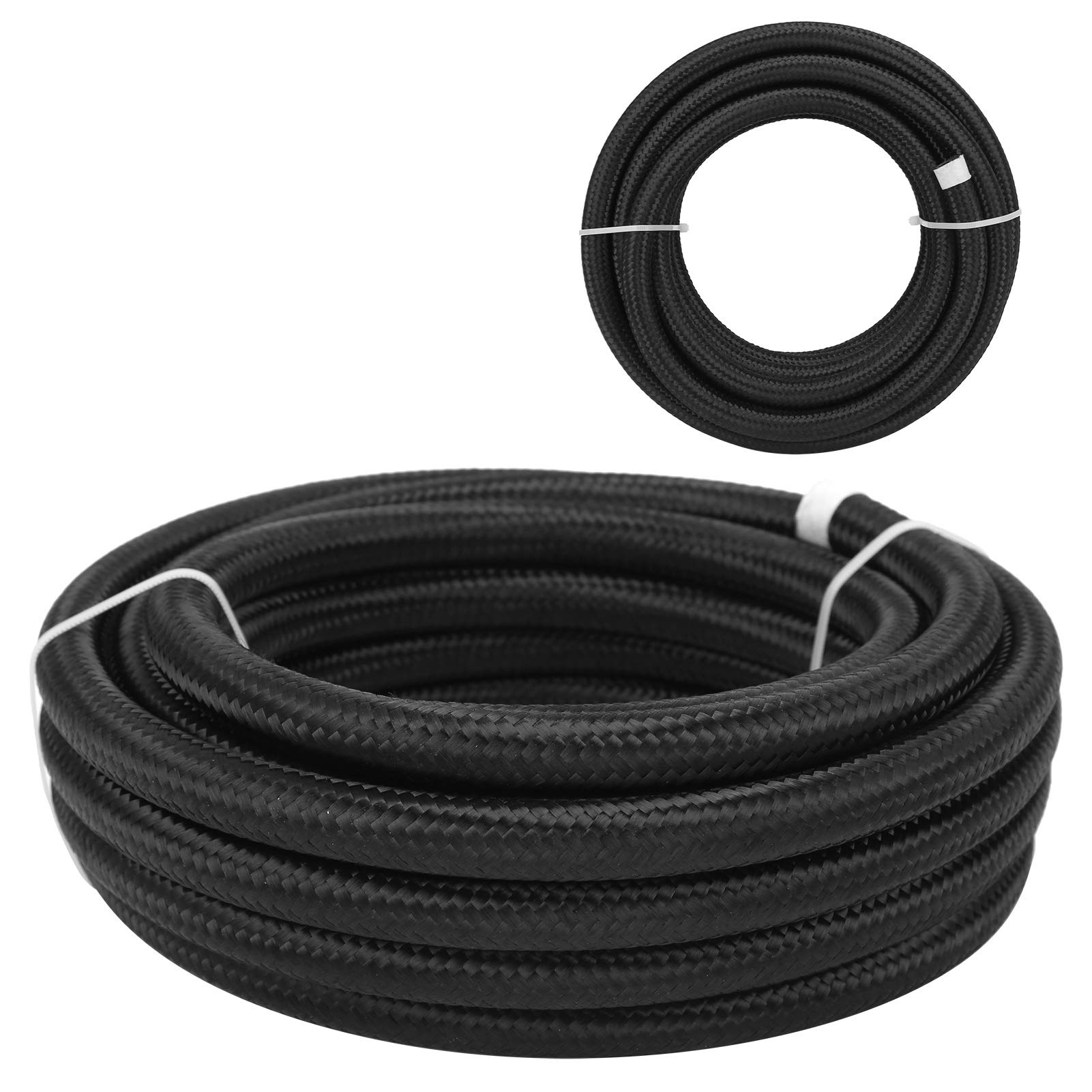 Kuuleyn Tubo carburante intrecciato 6AN 6 m nero