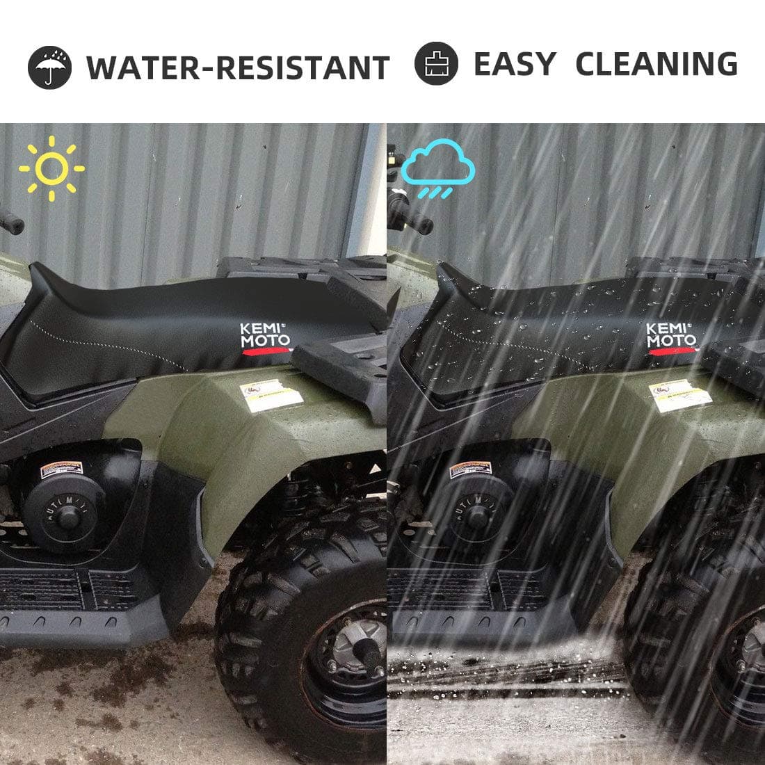 KEMIMOTO coprisella ATV Polaris Sportsman impermeabile