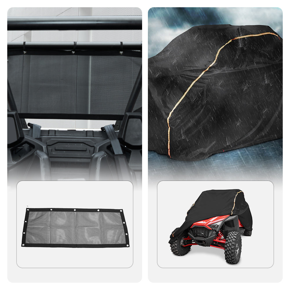 Kemimoto RZR Pro rete lunotto + telo impermeabile kit