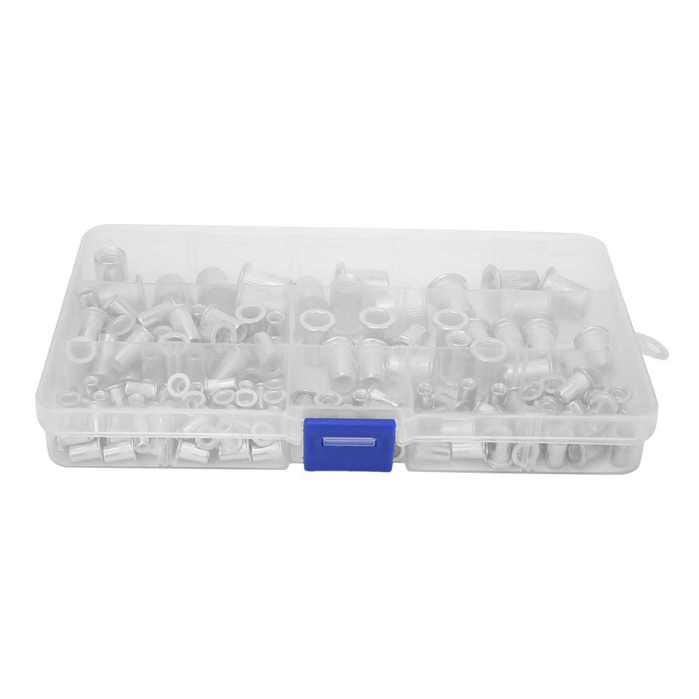 Kuuleyn Inserti M3-M10 Dadi Rivetto 150 Pezzi Alluminio
