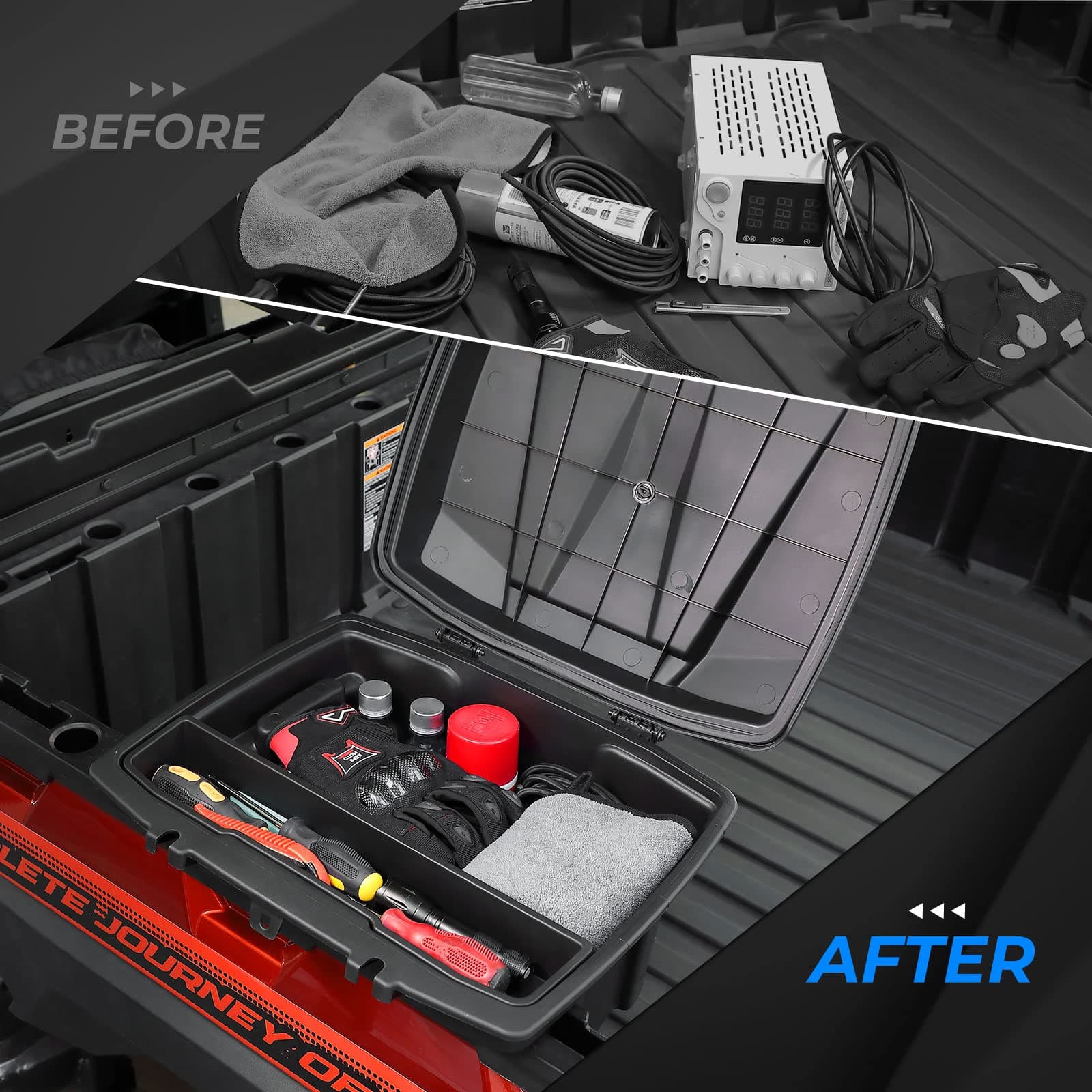 KEMIMOTO Ranger General box cassone 21L con vassoio