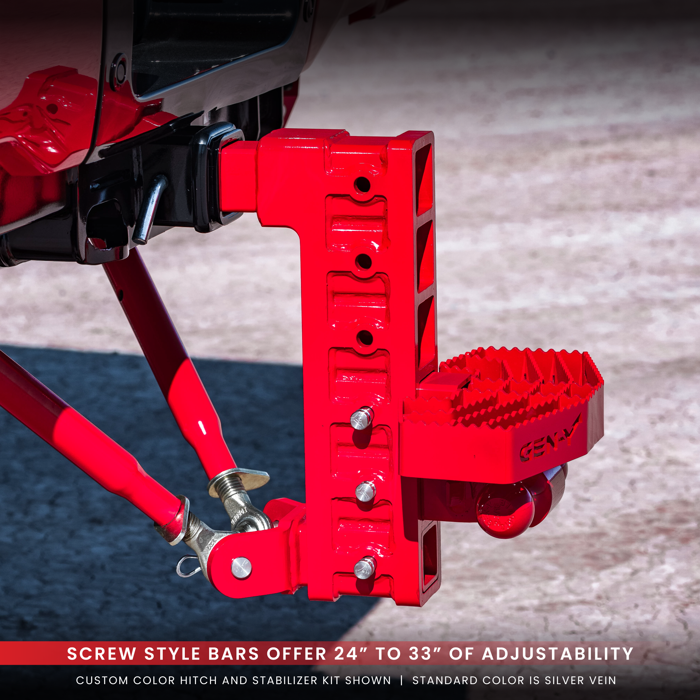 GEN-Y Hitch GH-0100 kit stabilizzatore acciaio 610-838 mm