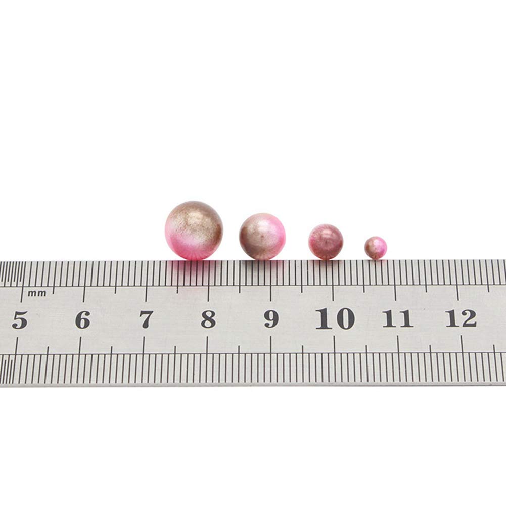AOWINHIT Perle Finte ABS 4-10 mm 1140 Pezzi colorati