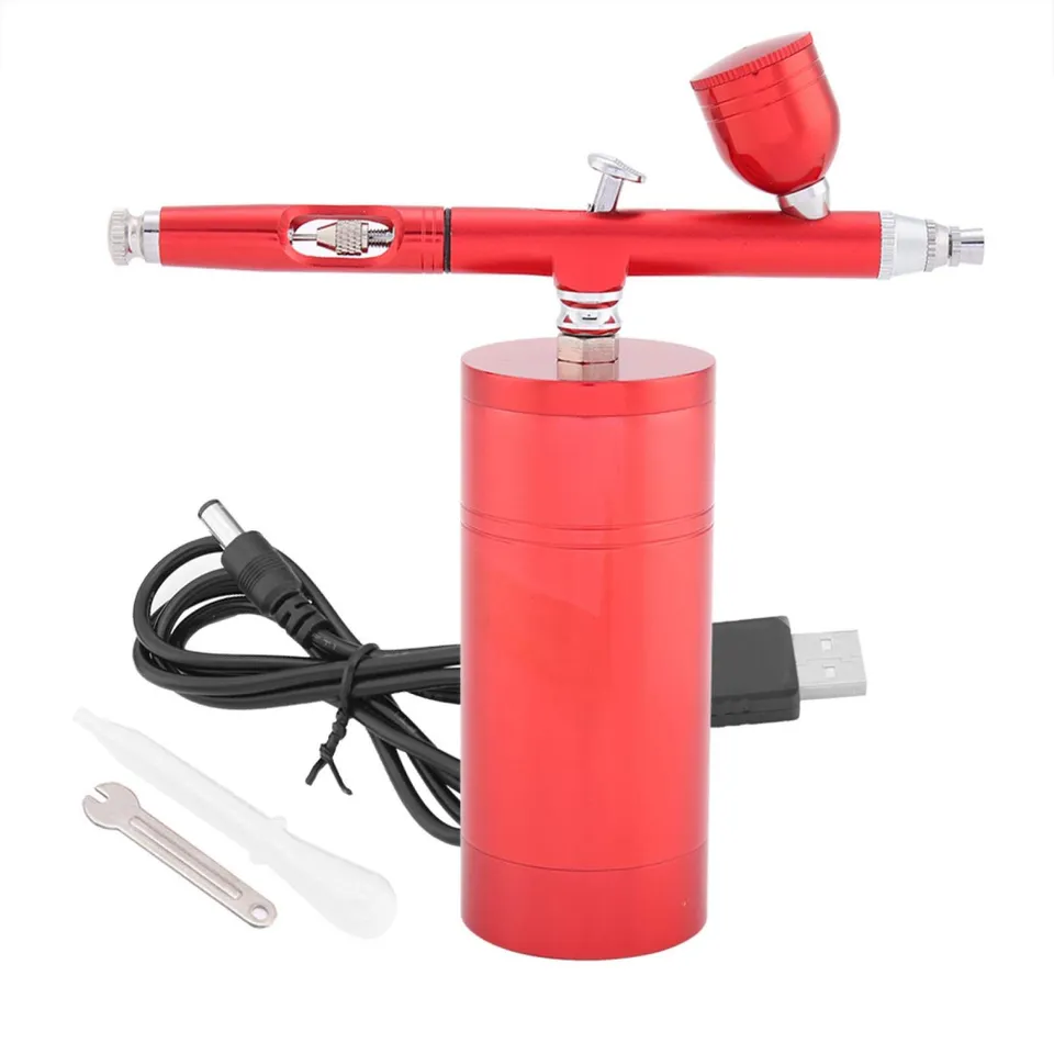 Kuuleyn Kit Aerografo 0,3 mm Compressore 7CC Trucco